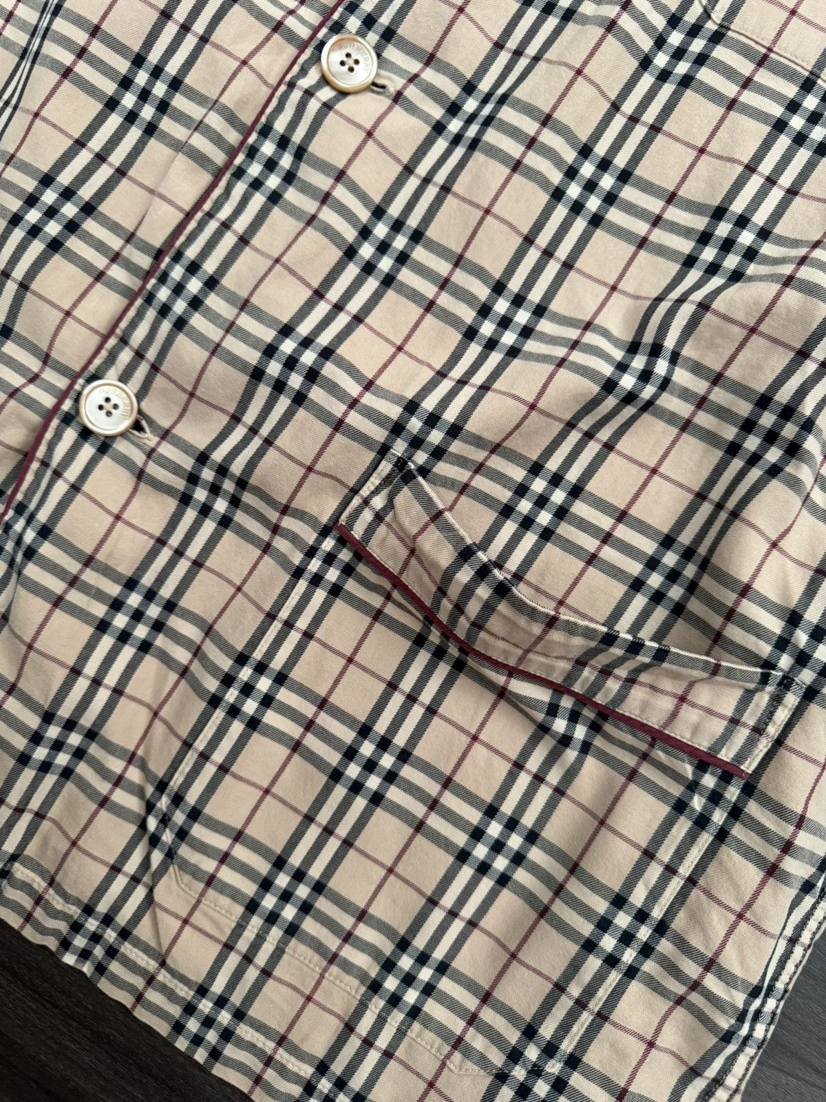 Burberry Burberry London Nova Check Pattern Pajamas Button-Up Men’s M Size US M / EU 48-50 / 2 - 2 Thumbnail