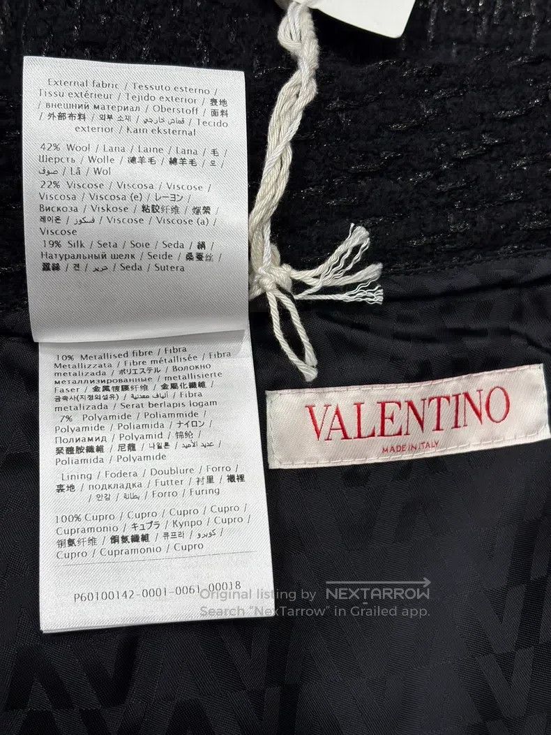 Valentino Valentino Men's Xiangfeng Black Braided Bright Thread Shor Size US 32 / EU 48 - 8 Thumbnail
