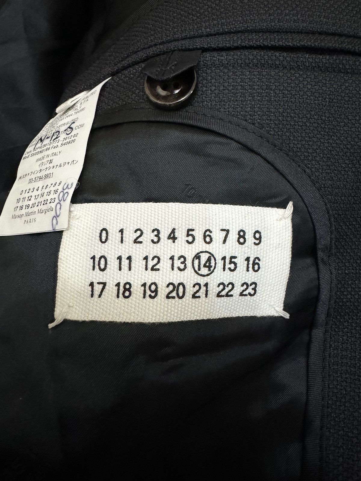 Maison Margiela Maison Margiela Single-Breasted Wool Blazer Size 46R - 13 Thumbnail
