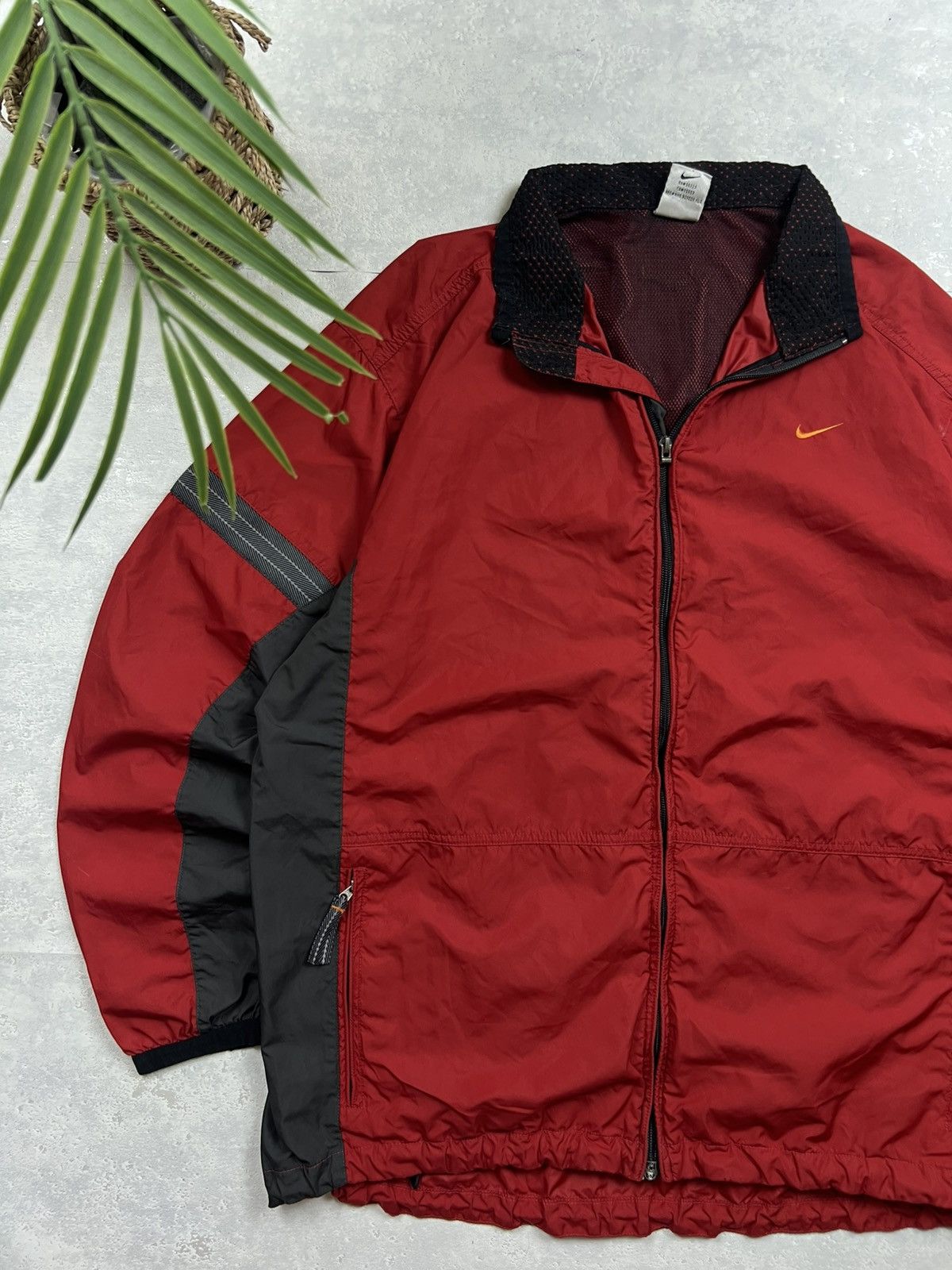 Nike 90s Nike Swoosh Vintage Y2K Oversized Nylon Retro Jacket Size US XL / EU 56 / 4 - 2 Thumbnail