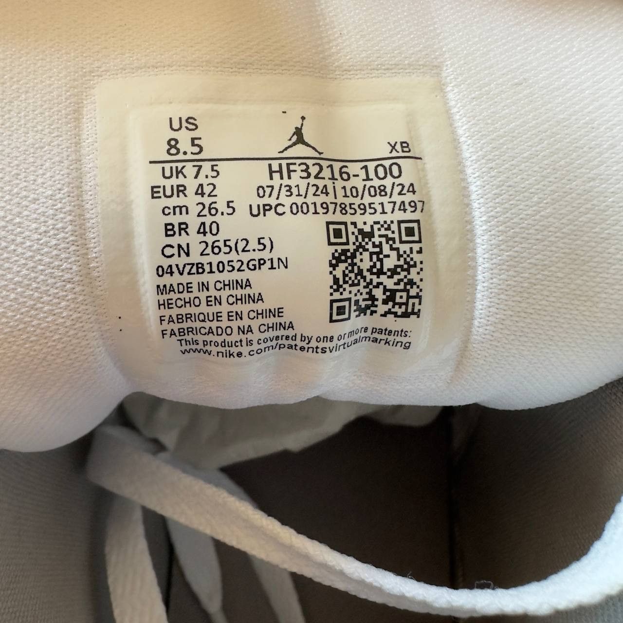 Jordan Brand Air Jordan 1 Mid 'Cool Grey' HF3216-100 Size 42 Size US 8.5 / EU 41-42 - 8 Thumbnail