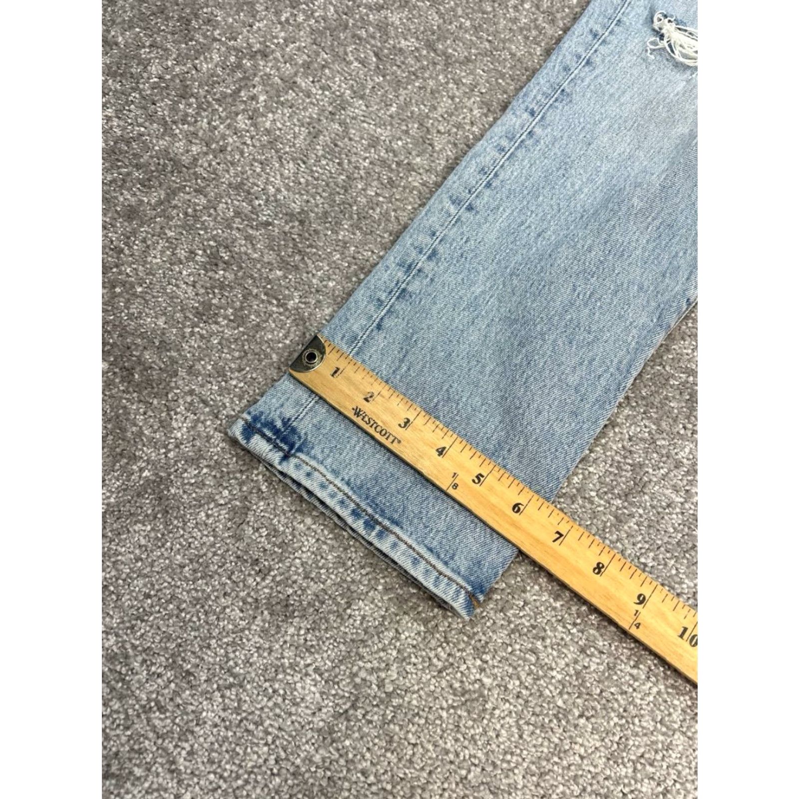 Madewell Madewell The Perfect Vintage Jeans Womens 26 Blue Denim High Rise Cropped 26x27 Jeans Womens Blue 90s City Preppy Style Size 26" / US 2 / IT 38 - 6 Thumbnail