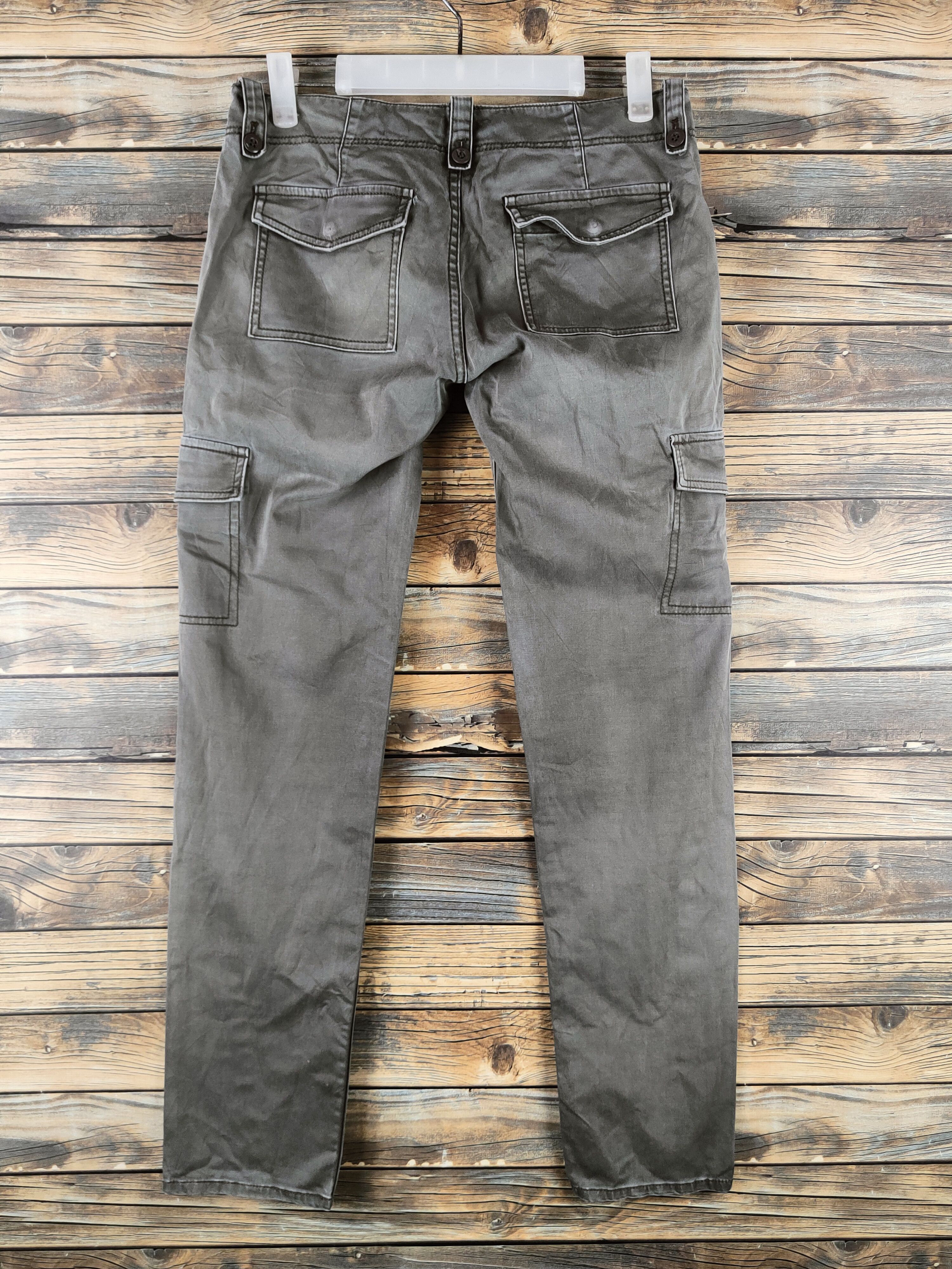 Japanese Brand DL Natural Beauty Brown Multipocket Cargo Pants #46-415 Size 27" / US 4 / IT 40 - 7 Thumbnail