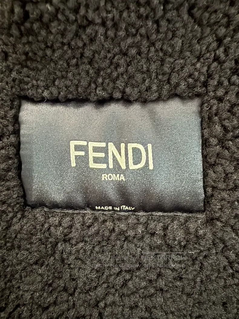 Fendi Fendi Black Leather and Fur Combination Jacket Size S / US 4 / IT 40 - 9 Thumbnail