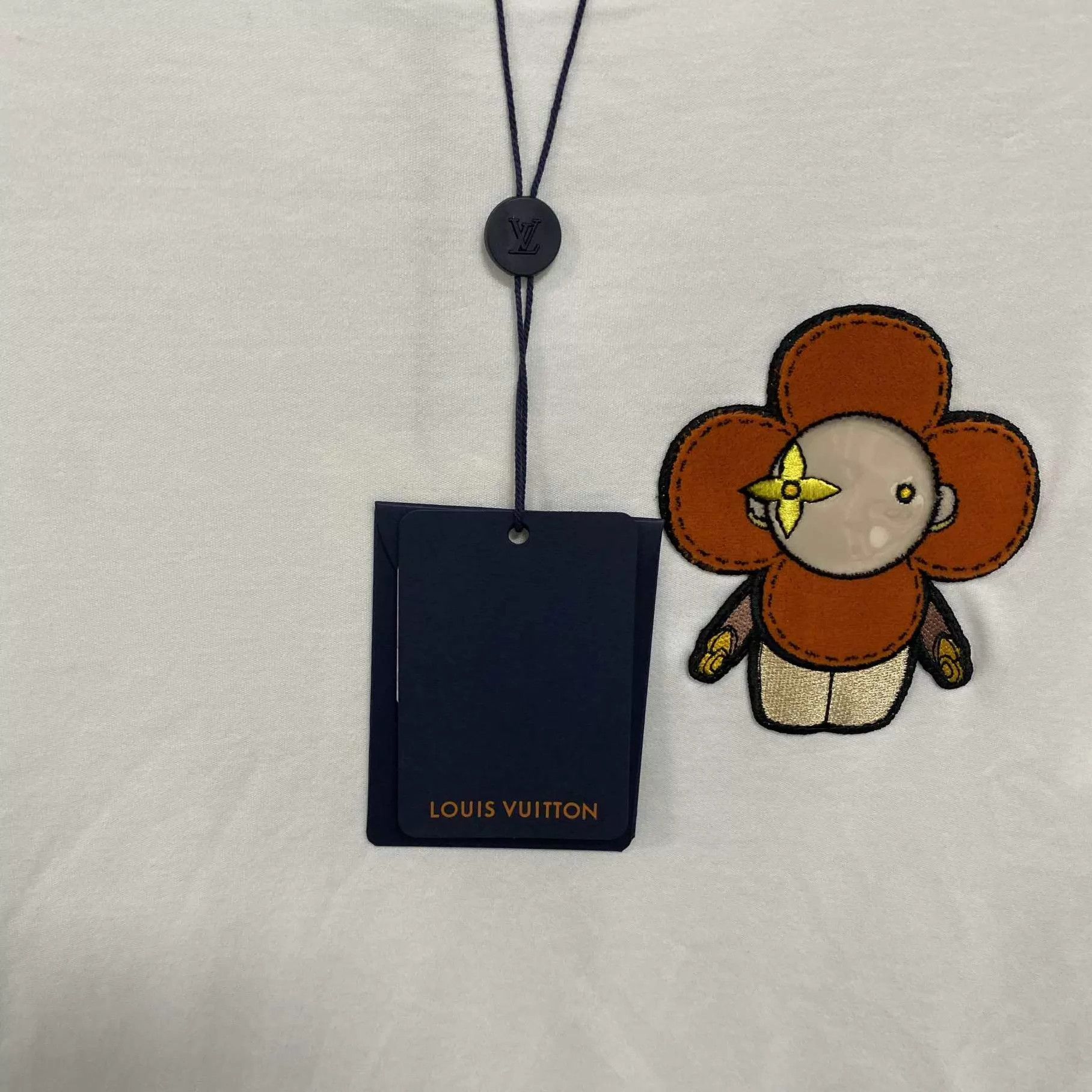 Louis Vuitton LV 26 Vivienne Embroidered Logo Short Tee S Size S / US 4 / IT 40 - 5 Thumbnail
