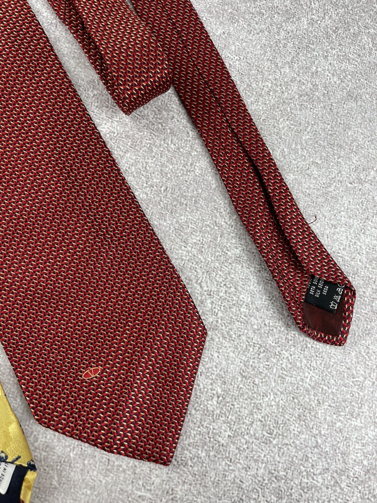 Valentino × Vintage Vintage Valentino Printed Silk Tie Size ONE SIZE - 6 Thumbnail