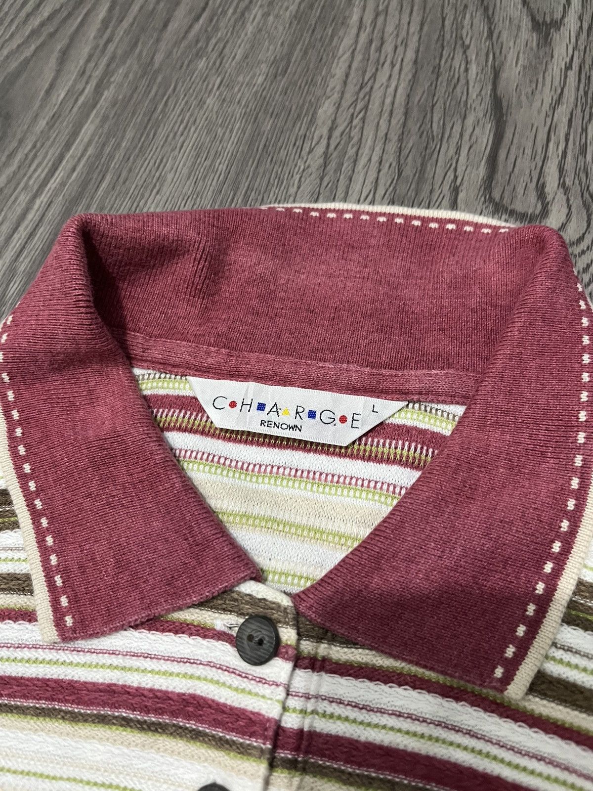 Japanese Brand 🇯🇵Charge Renown long sleeve polo🇯🇵 Size US L / EU 52-54 / 3 - 6 Thumbnail