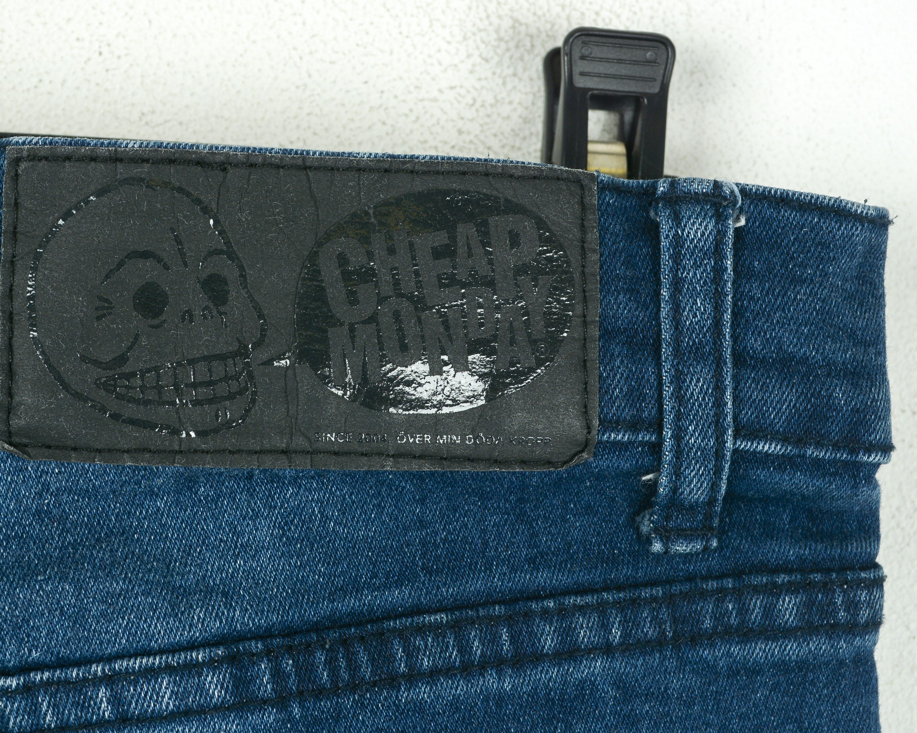 Cheap Monday Tight Dark Indigo Mens W33 L34 Slim Skinny Jeans Denim Pants Size US 33 - 6 Thumbnail