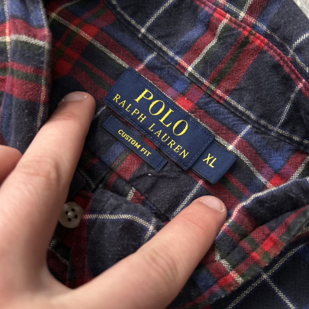 Polo Ralph Lauren Mens Polo Ralph Lauren Multicolored checked y2k button shirt Size US XL / EU 56 / 4 - 5 Thumbnail