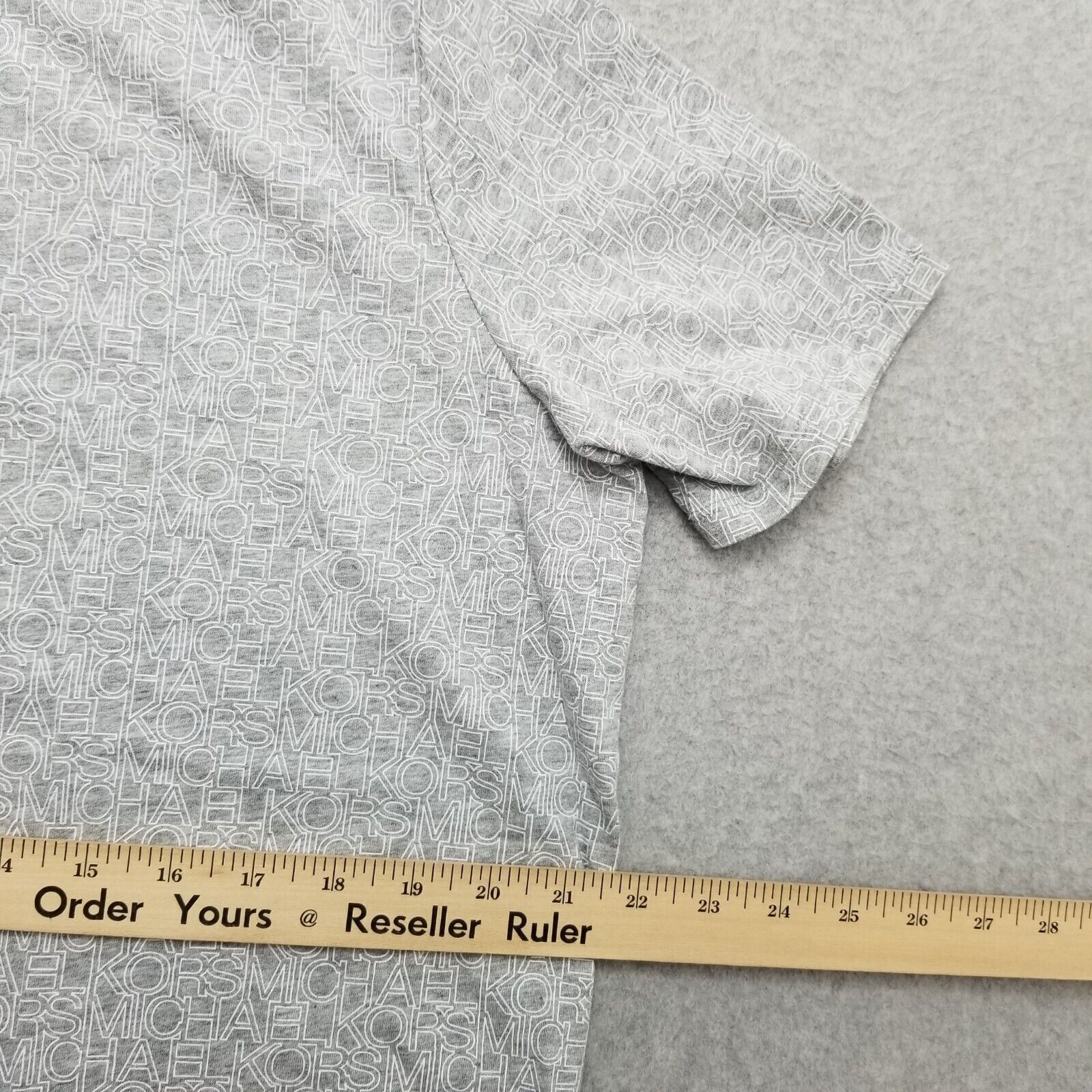 Michael Kors Michael Kors Shirt Mens Short Sleeve All Over Print Logo Size US L / EU 52-54 / 3 - 6 Thumbnail