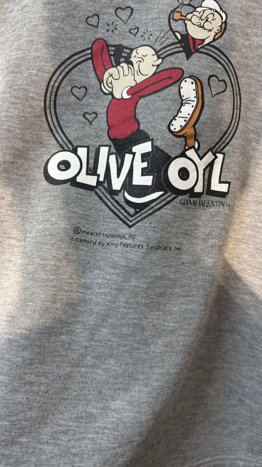 Gianni Valentino VINTAGE GIANNI VALENTINO X POPEYE OLIVE OYL CREWNECK Size US L / EU 52-54 / 3 - 5 Thumbnail