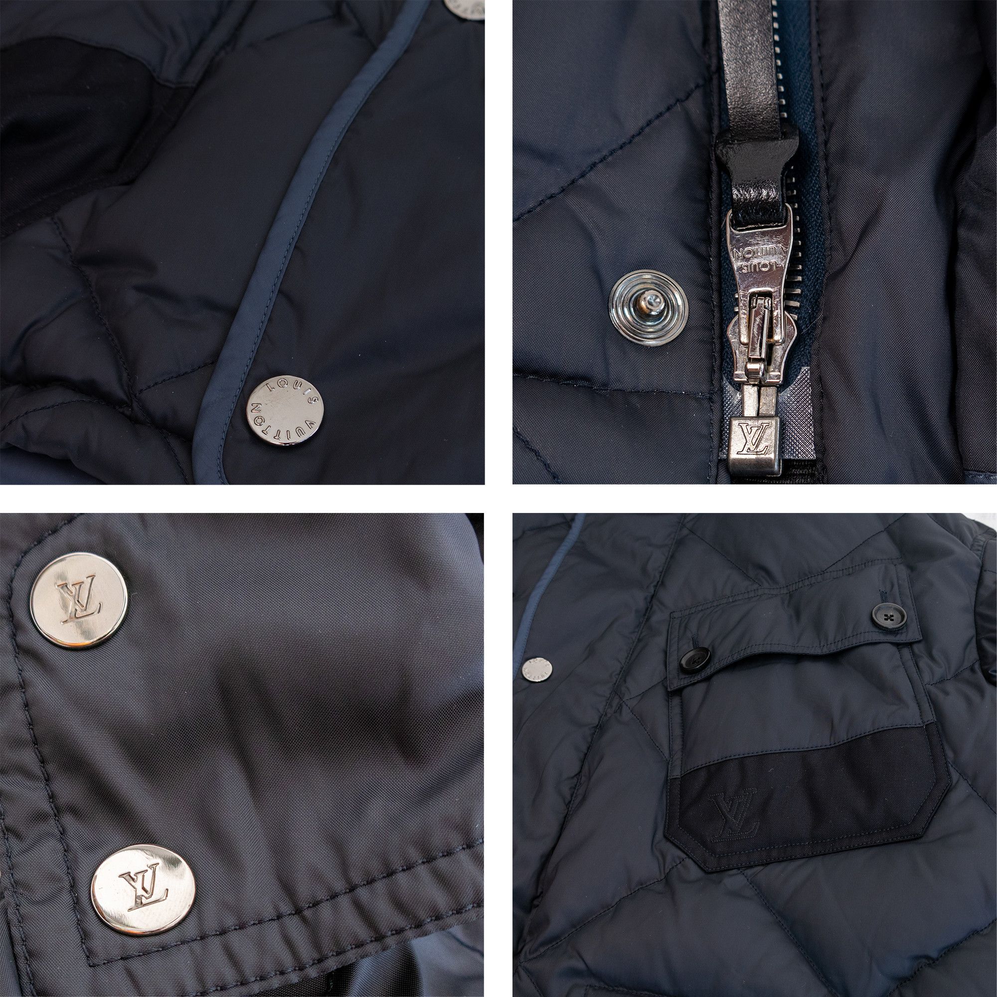 Louis Vuitton Louis Vuitton Down Jacket Mens EU 48 Navy Blue Puffer Size US M / EU 48-50 / 2 - 10 Thumbnail
