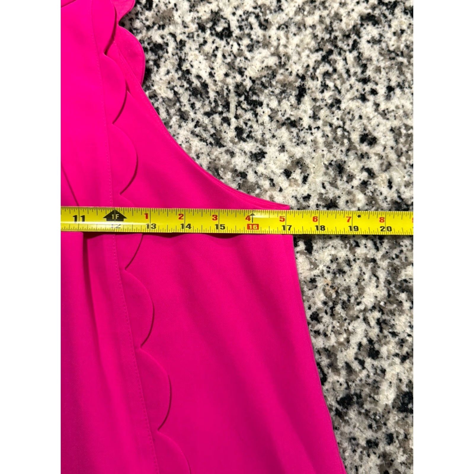 Ted Baker TED BAKER Dress Halter Pink 2 A-Line Mini Sleeveless Scallop Zip Boutique, Designer Barbiecore, Shift, 8 16 24 Women Size XS / US 0-2 / IT 36-38 - 6 Thumbnail
