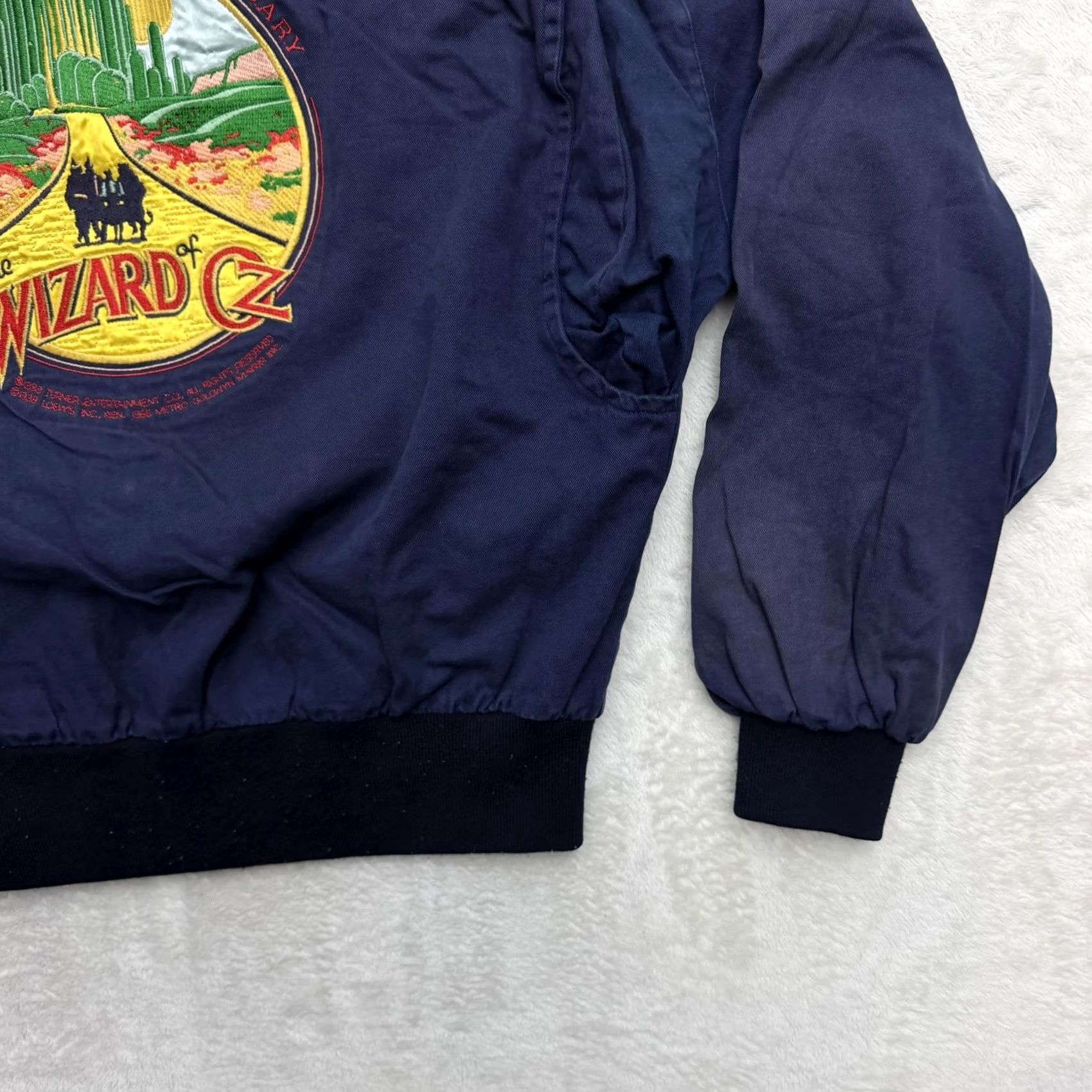 Vintage VINTAGE High Five Wizard Of Oz Jacket Mens S Blue Bomber Embroidered 50th Size US S / EU 44-46 / 1 - 4 Thumbnail