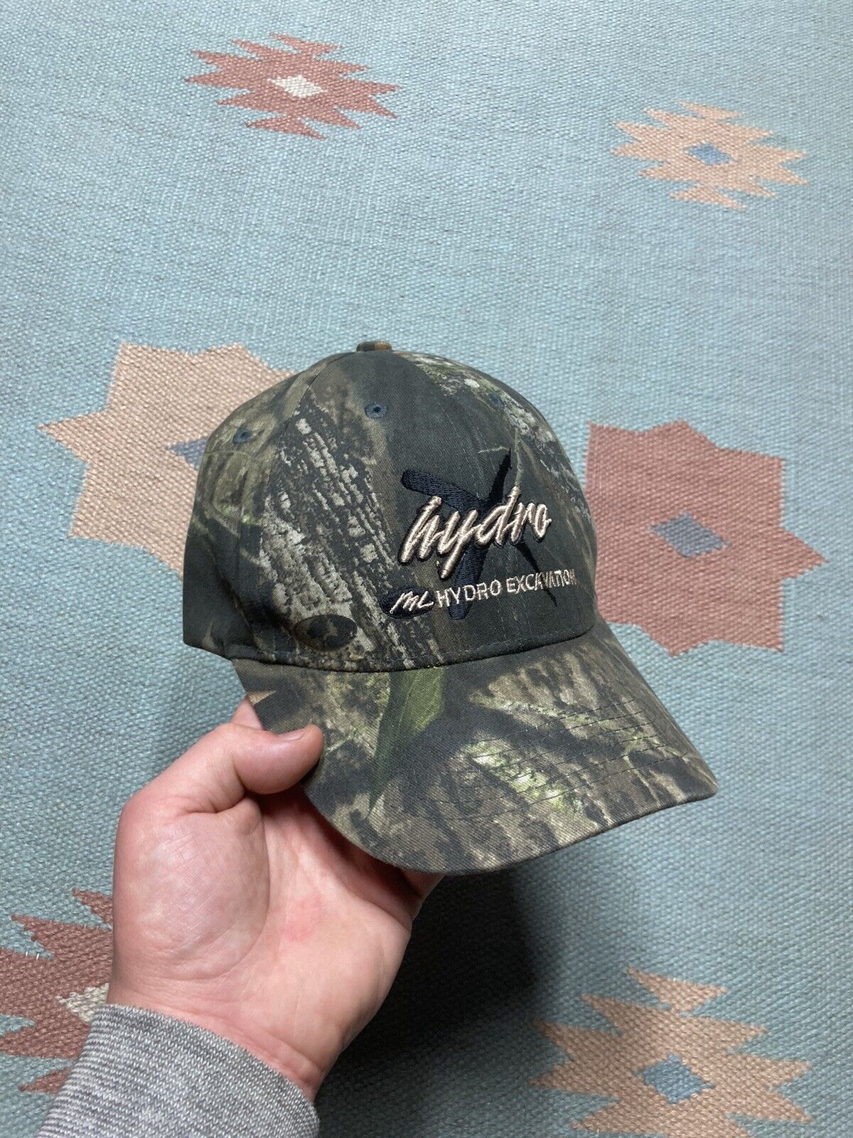 Realtree × Vintage VTG strapback hat camo hydro excavation Michigan realtree Size ONE SIZE - 1 Thumbnail