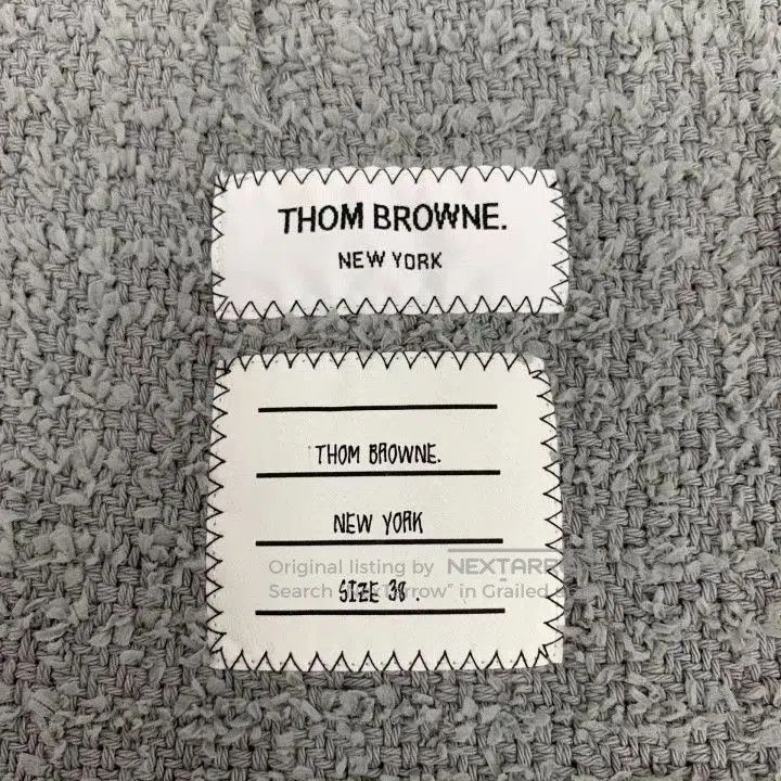 Thom Browne Thom Browne Gray Stripe Cotton Double. Size US S / EU 44-46 / 1 - 5 Thumbnail
