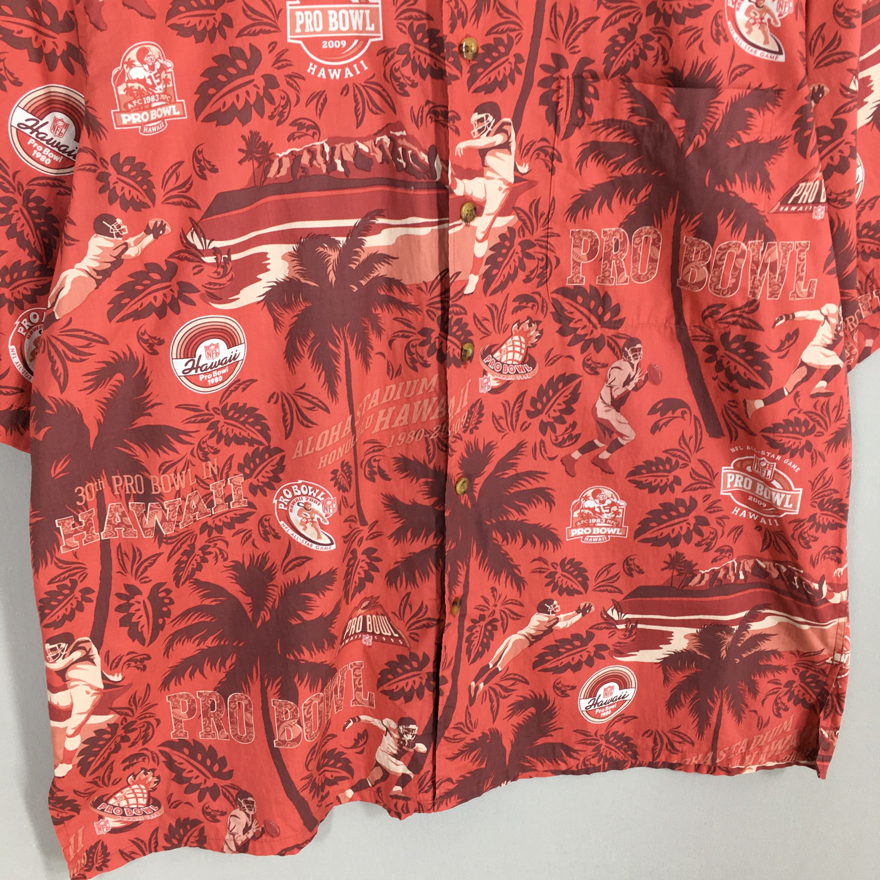 NFL × Reyn Spooner Vintage Reyn Spooner NFL Pro Bowl Hawaii Aloha Shirt Large Size US L / EU 52-54 / 3 - 4 Thumbnail