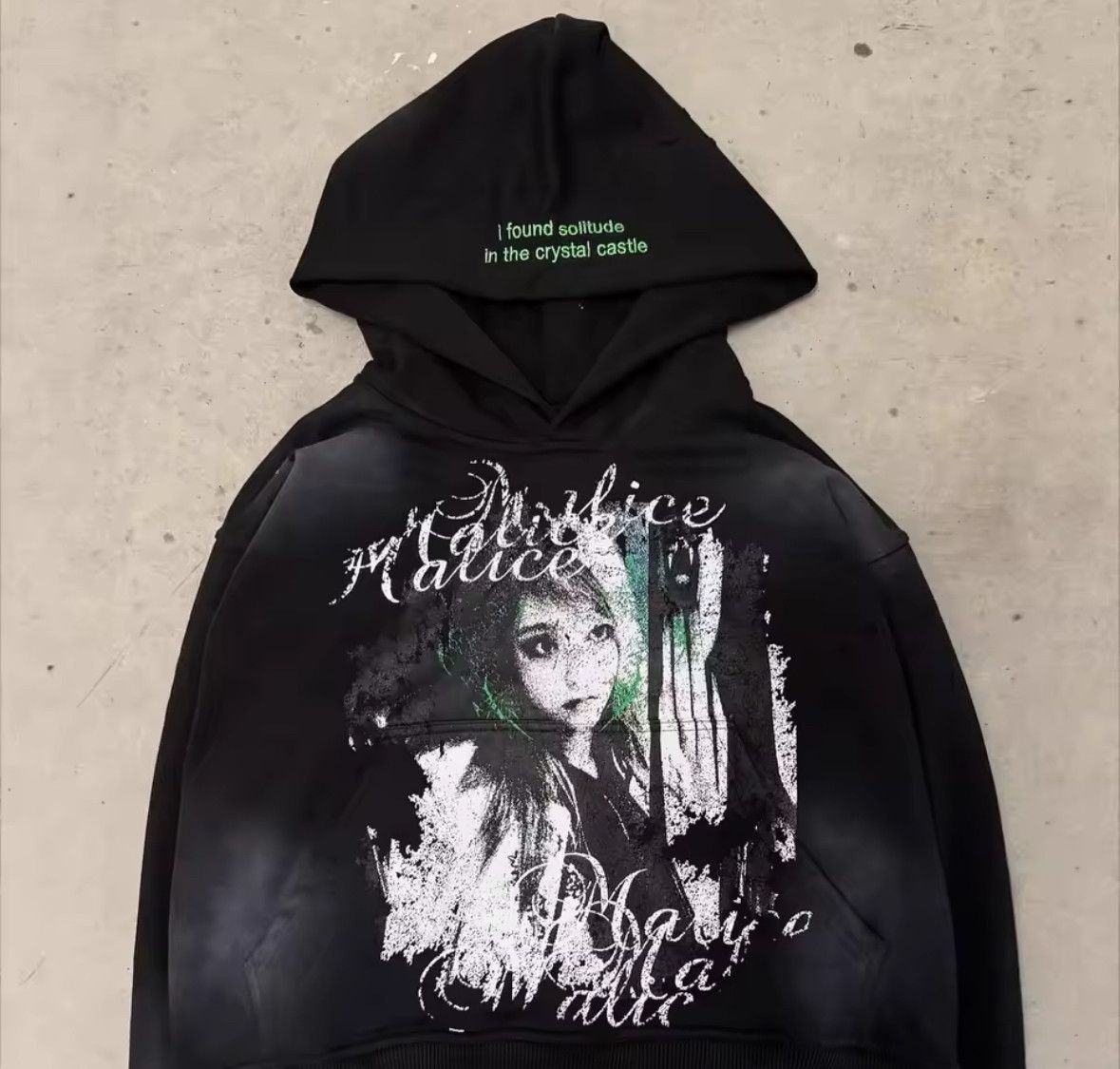 Other Fashion Punk Y2K Grunge Retro Alice Gothic Pocket Hoodies Size US S / EU 44-46 / 1 - 3 Thumbnail