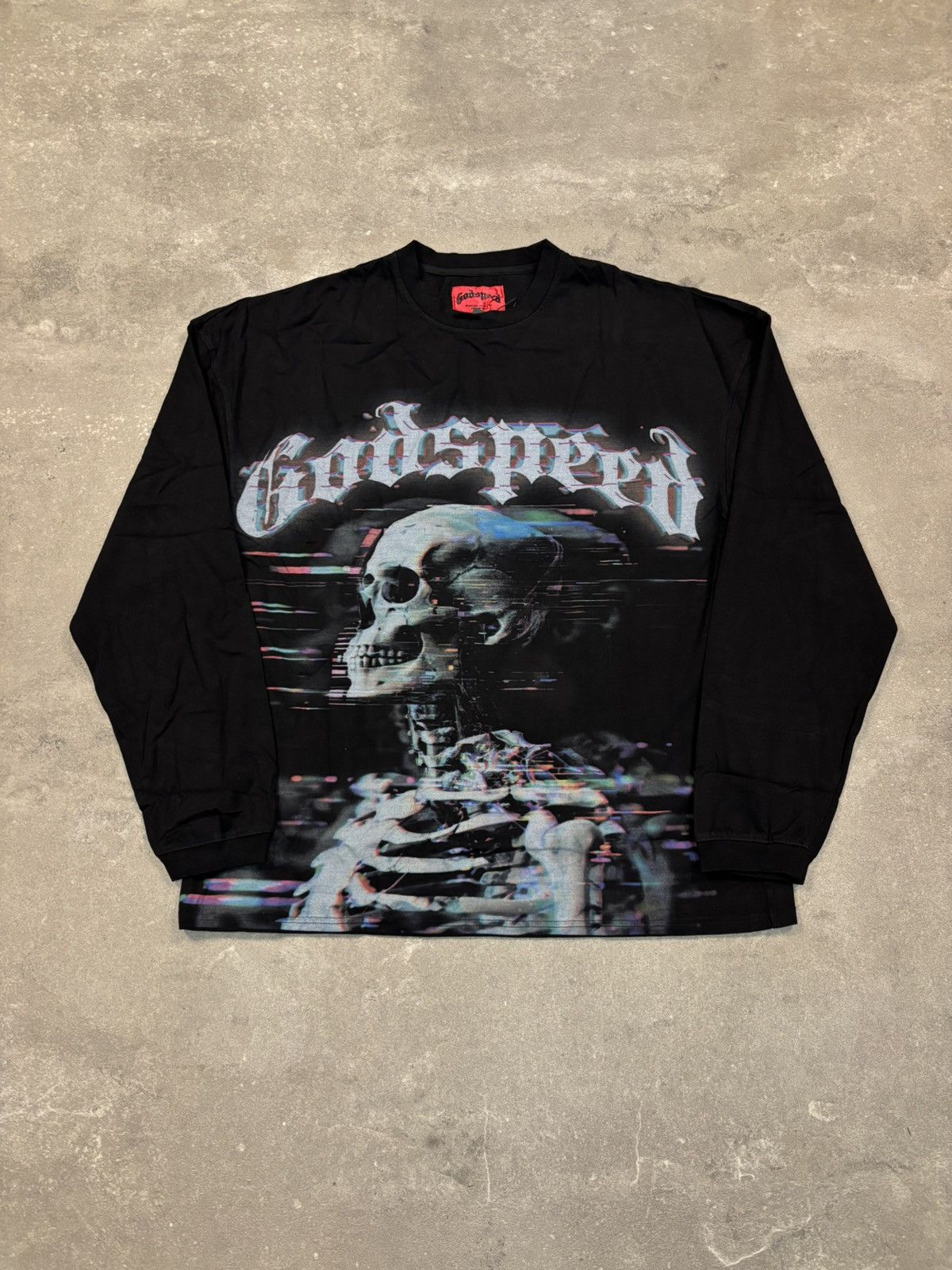Godspeed Godspeed Glitchy Longsleeve, Black Size US XL / EU 56 / 4 - 1 Thumbnail