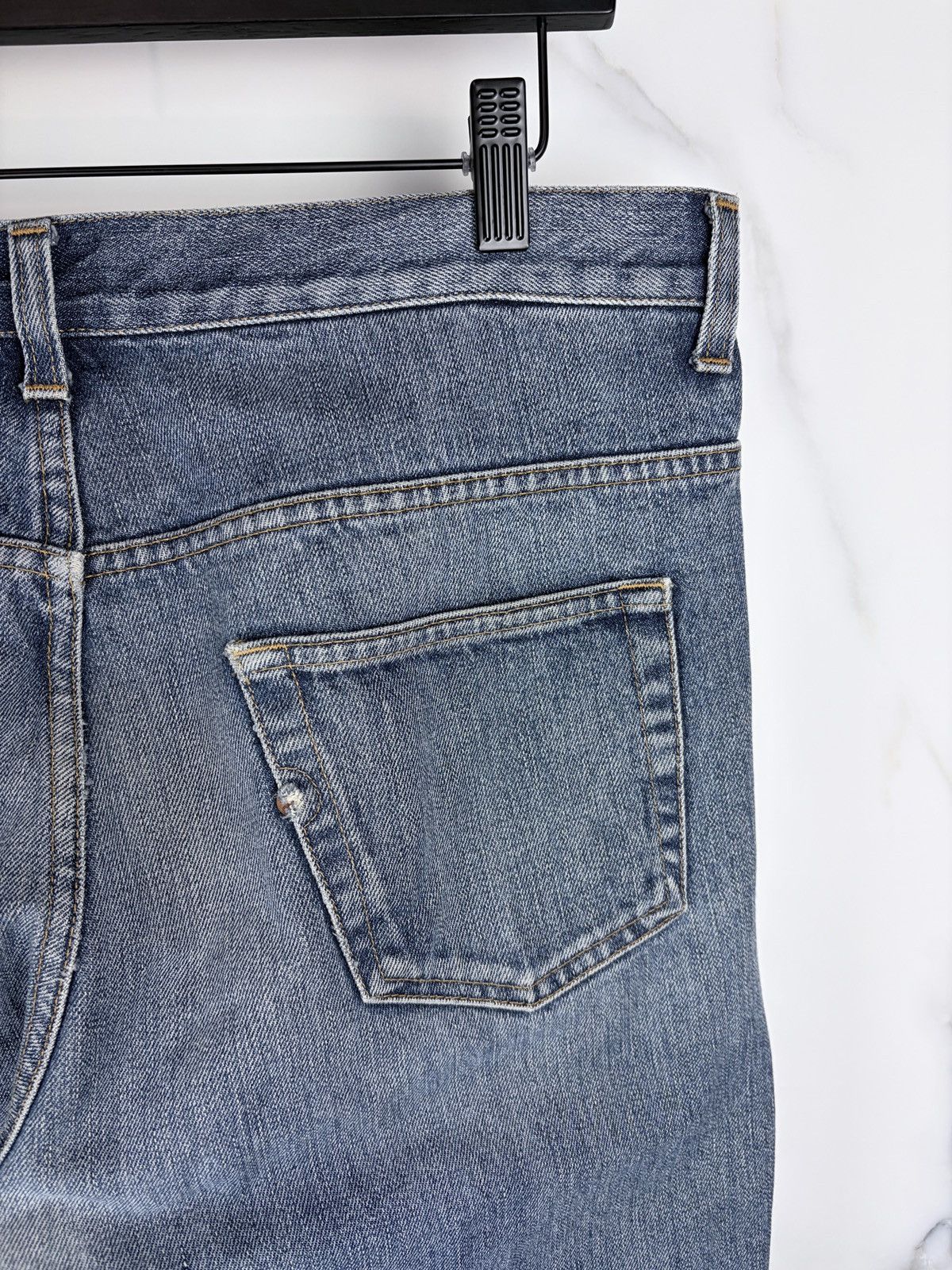 Gucci Gucci Tom Ford Horsebit Straight Leg Faded Denim Jeans Size US 32 / EU 48 - 4 Thumbnail