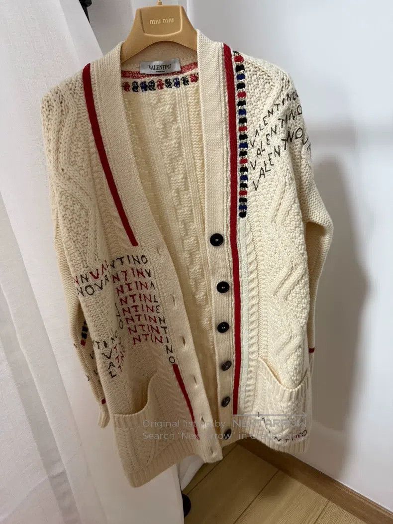 Valentino Valentino Handmade knitted cardigan Size XS / US 0-2 / IT 36-38 - 1 Thumbnail