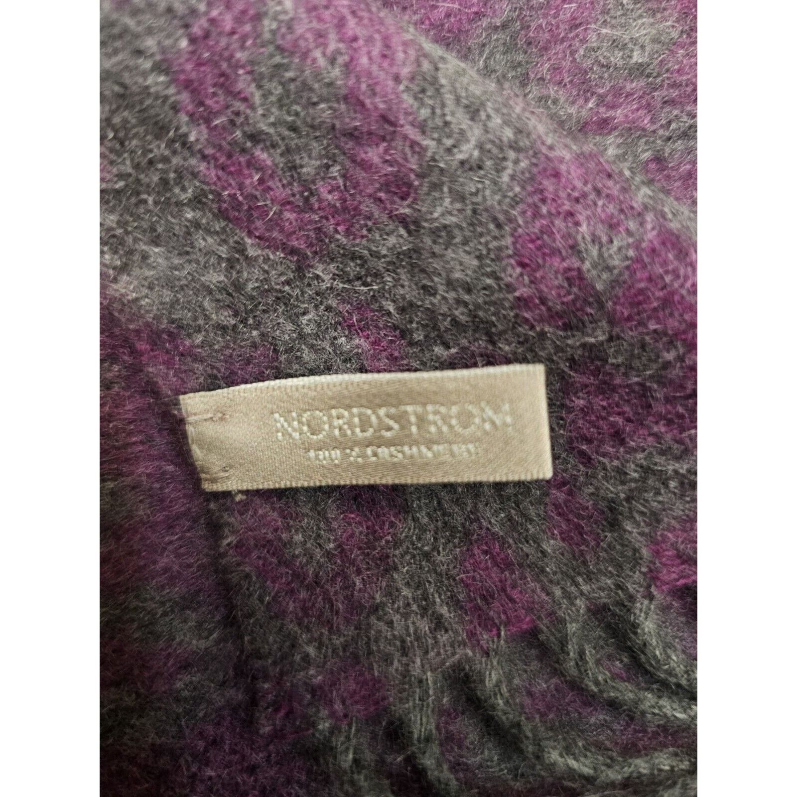 Nordstrom NORDSTROM 100% CASHMERE SCARF Size ONE SIZE - 6 Thumbnail