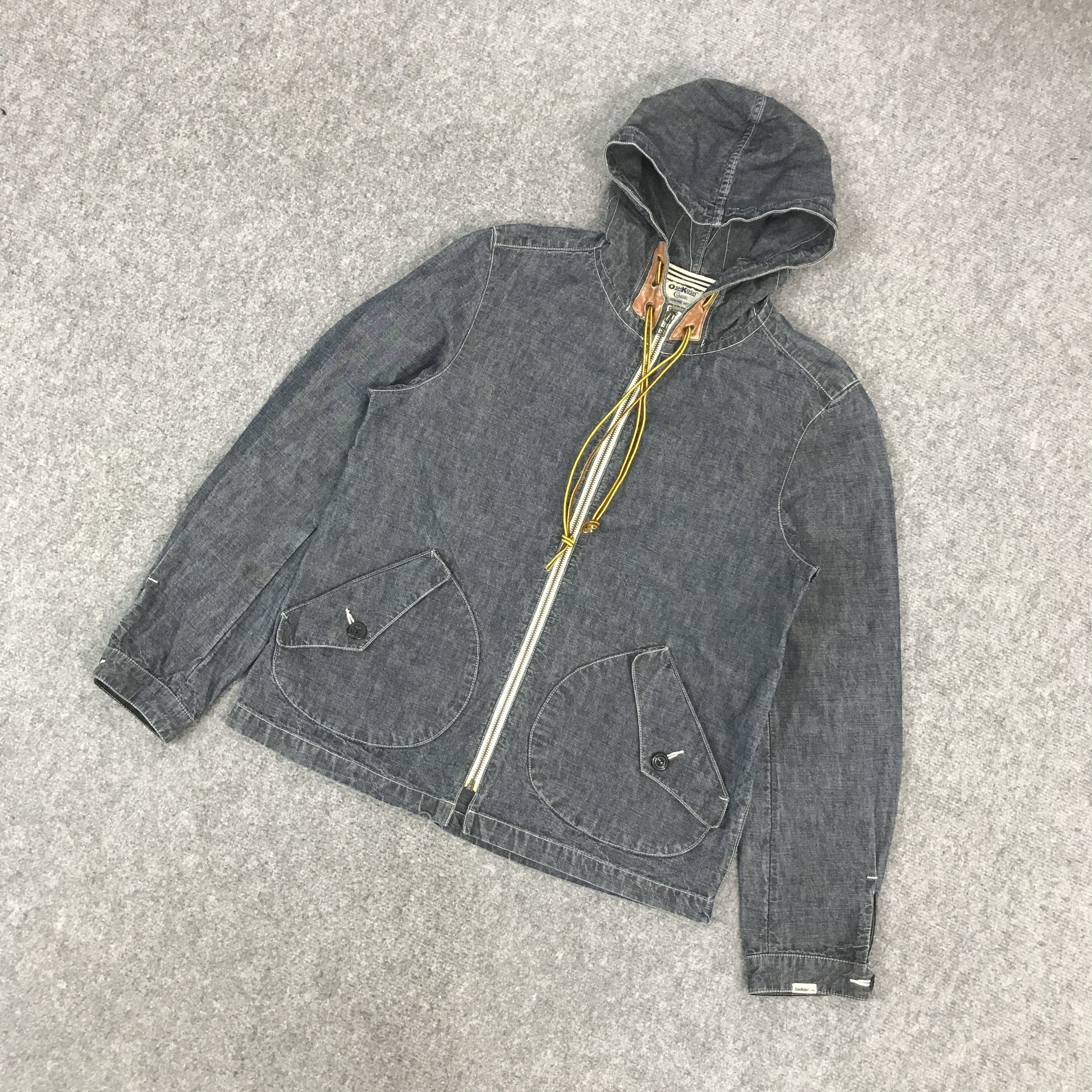 Japanese Brand × Oshkosh OSHKOSH DENIM THE GENUINE ARTICLE HOODIE JACKET Size US M / EU 48-50 / 2 - 5 Thumbnail