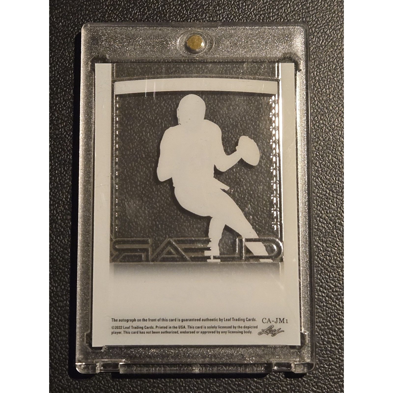 Other 2022 Leaf Trinity Joe Montana Clear Autographs Silver #/99 Size ONE SIZE - 2 Thumbnail