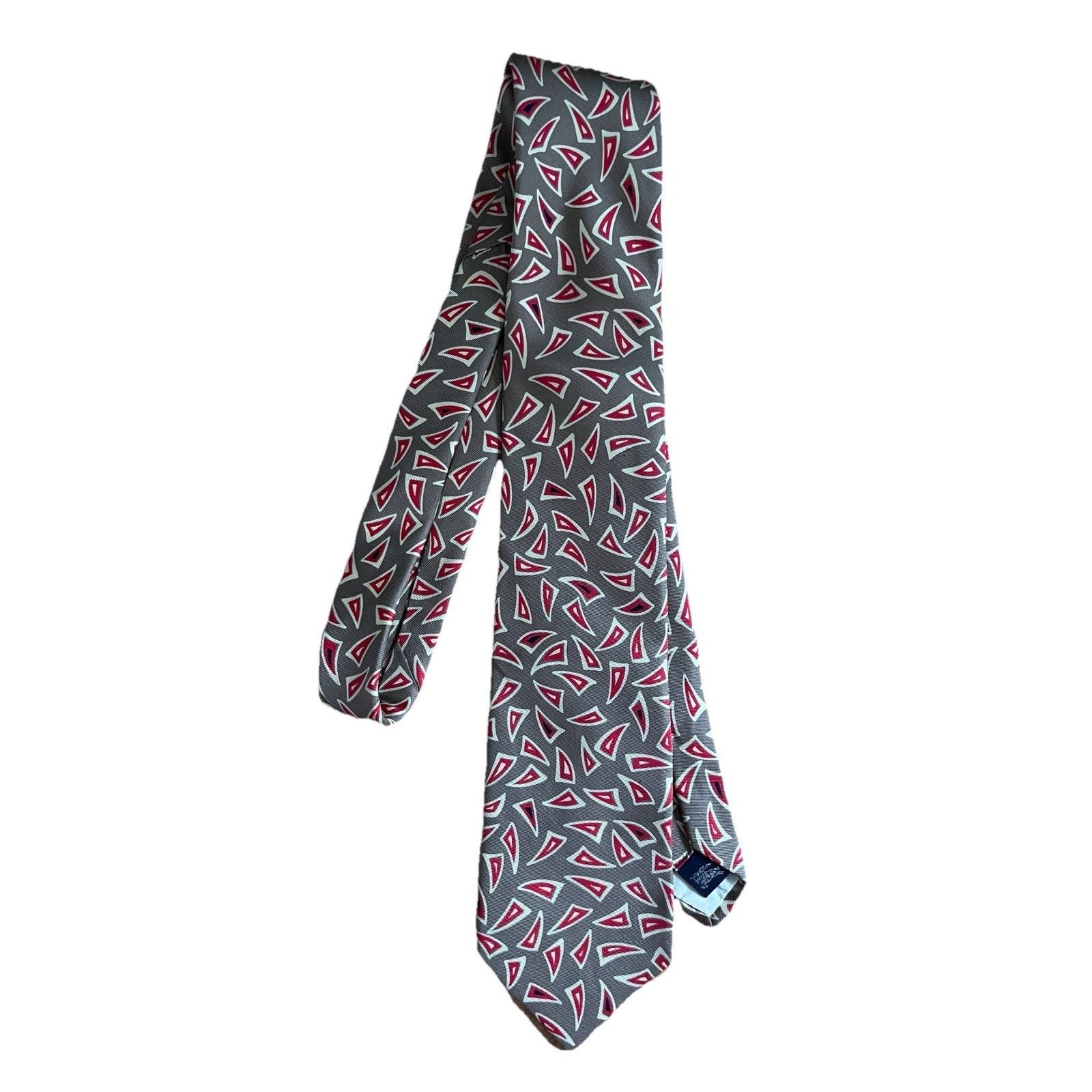 Burberry Burberry London Classic 100% Silk Tie Beautiful Design Men’s Size ONE SIZE - 1 Thumbnail