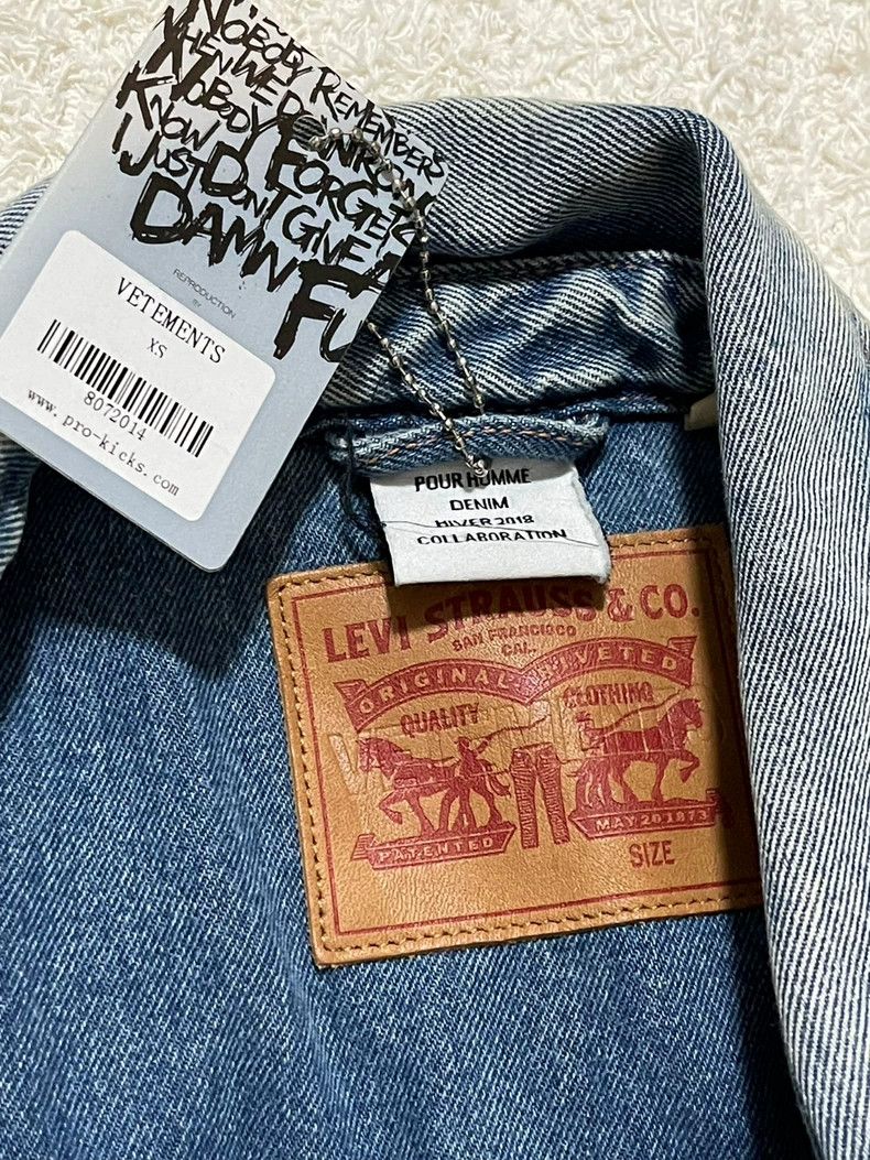 Vetements Vetements Mix Levis collaboration new genuine denim jacket Size US XS / EU 42 / 0 - 4 Thumbnail