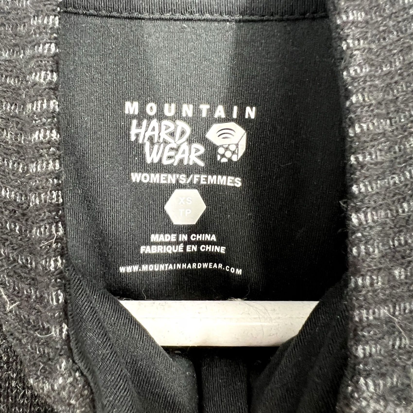 Mountain Hardwear Mountain Hardwear Sarafin Jacket Wool Blend Womens Size XS Black and Gray Size XS / US 0-2 / IT 36-38 - 3 Thumbnail