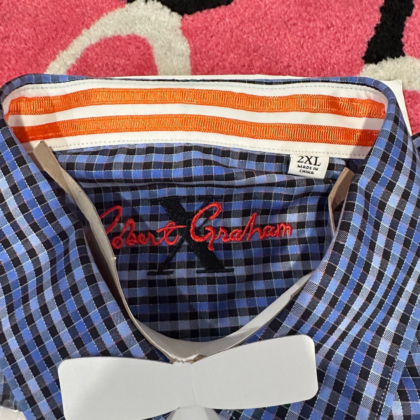 Robert Graham Robert Graham Button-Up Shirt – Blue Striped – Men’s 2XL Size US XXL / EU 58 / 5 - 5 Thumbnail