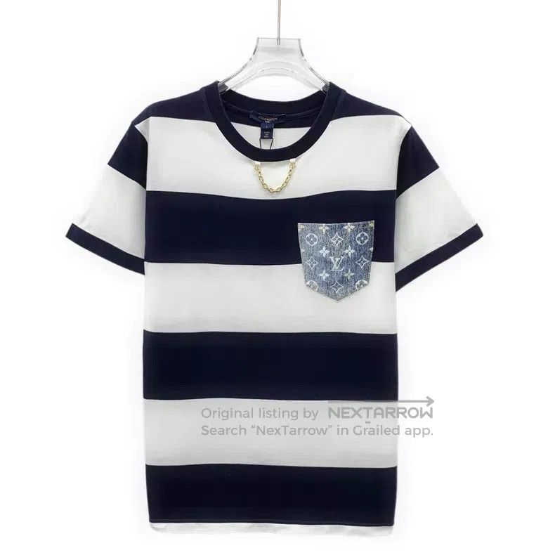Louis Vuitton Louis Vuitton 22 color-block striped pocket denim presbyop Size L / US 10 / IT 46 - 1 Thumbnail