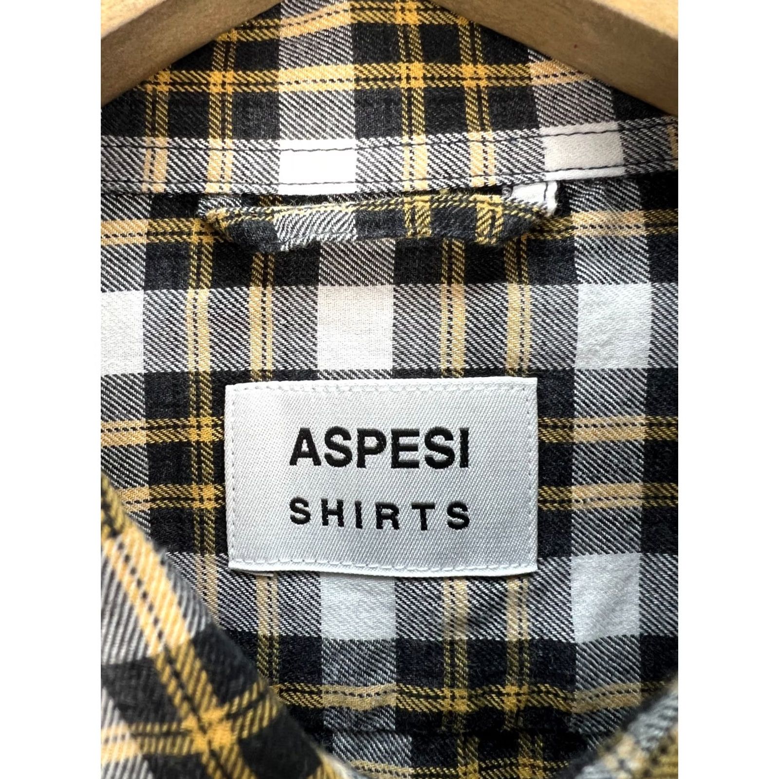 Aspesi Aspesi Italy Shirt Mens 38/15 Plaid Long Sleeve, Multicolor, Dress Shirt, Casual Cotton, Button-Down Collar, 38/15, Regular Fit, Mens Size US M / EU 48-50 / 2 - 3 Thumbnail