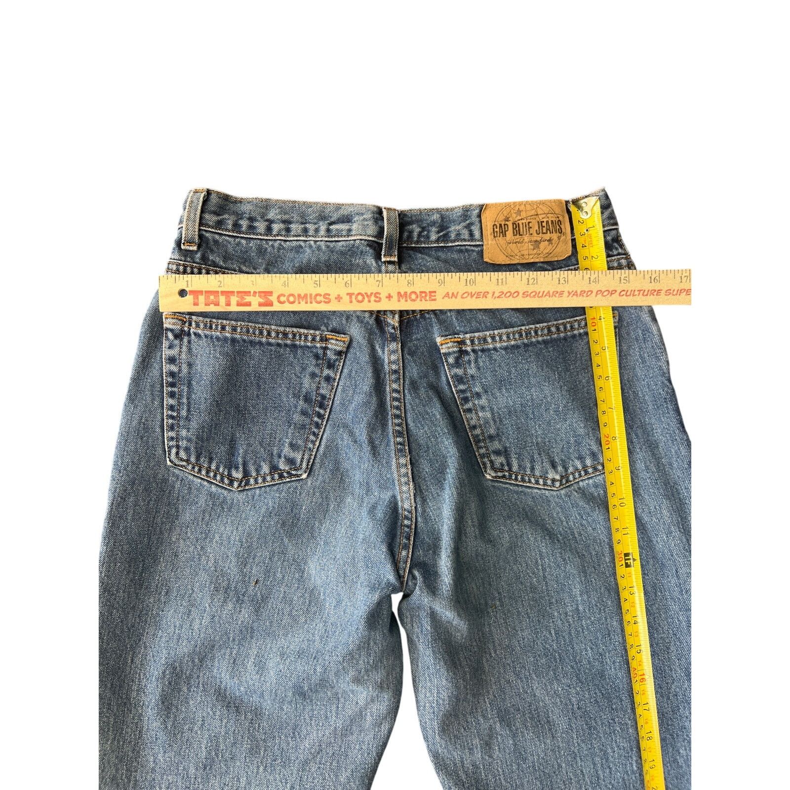 Gap GAP Vintage Classic Fit High Rise Straight Jeans 10L Blue Size 32" / US 10 / IT 46 - 4 Thumbnail