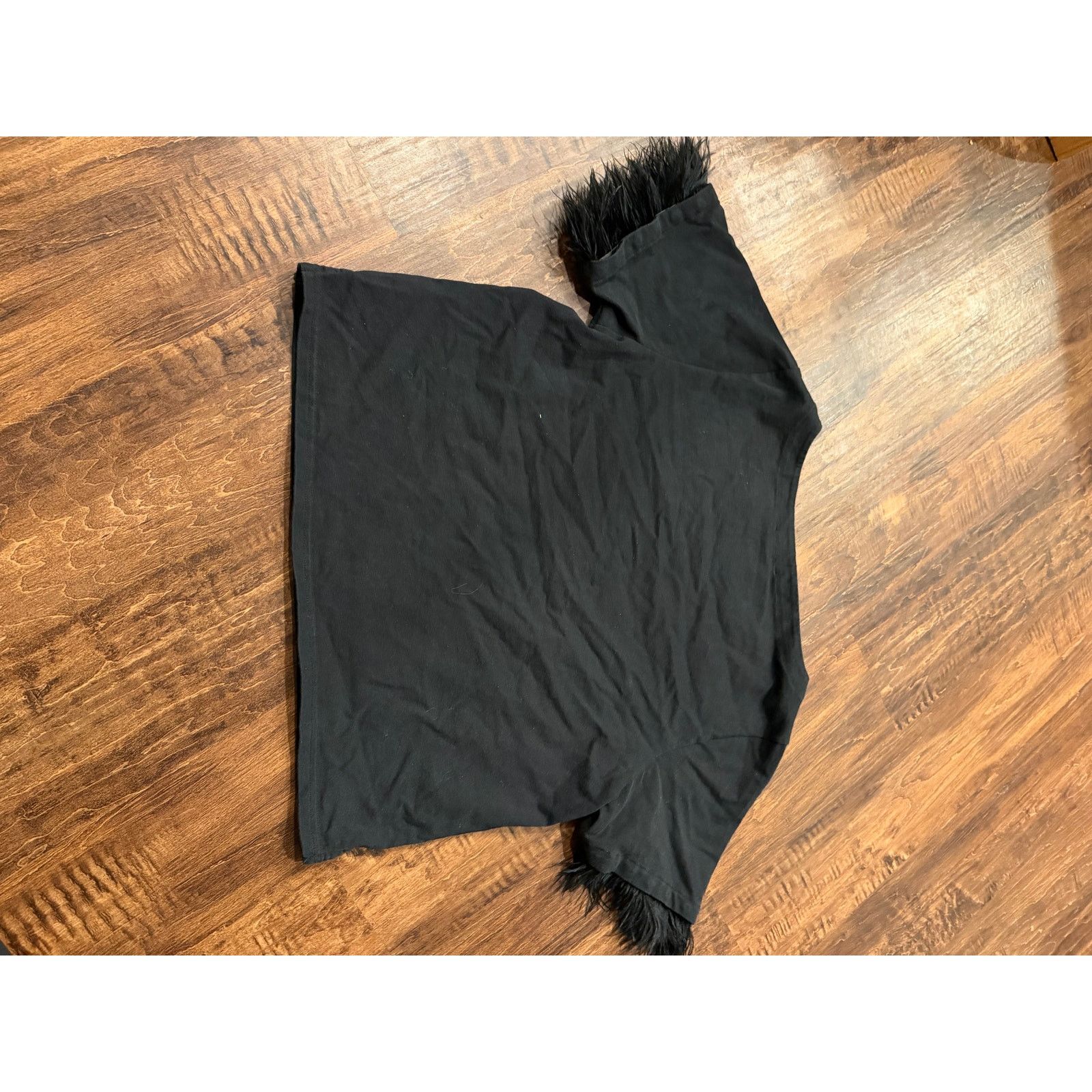 J.Crew J. Crew Mariner jersey cropped boatneck tshirt feathers lg Size L / US 10 / IT 46 - 3 Thumbnail