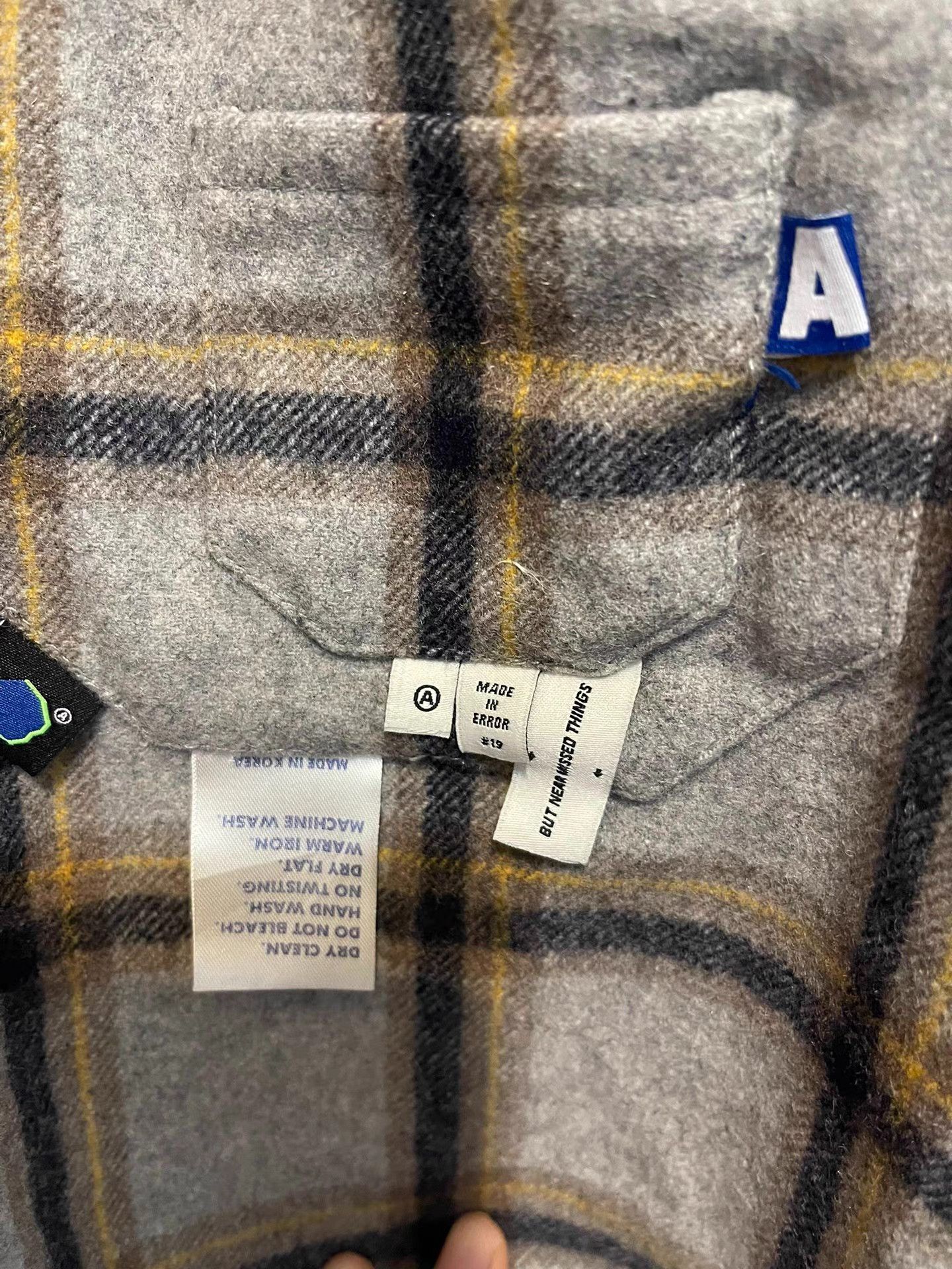 Ader Error Ader Error Wool Shirt K27 Size US XXL / EU 58 / 5 - 5 Thumbnail