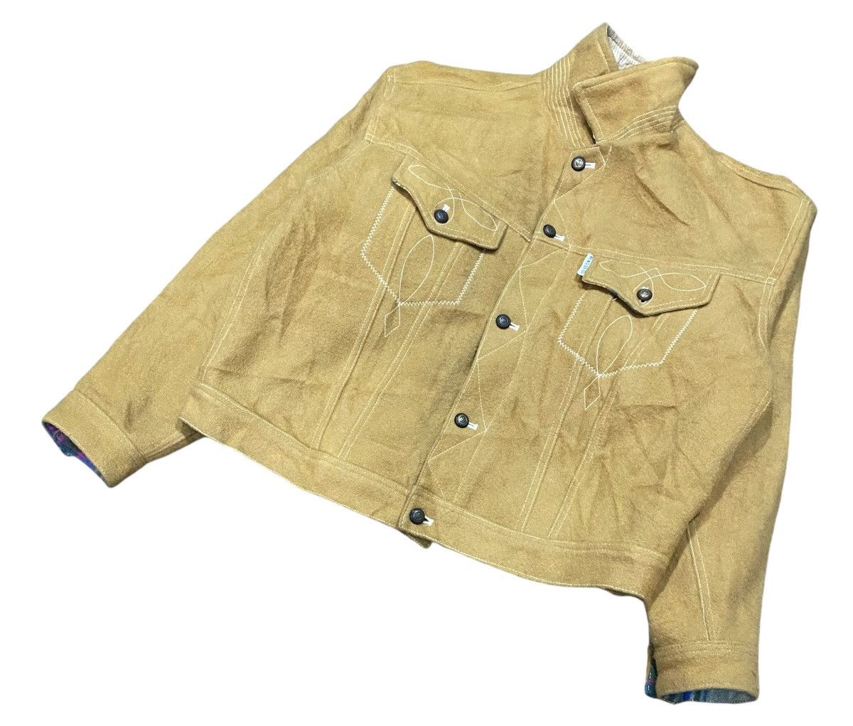 Vintage Rare Vintage BAT-SU Men’s Wool Button Jacket Size US M / EU 48-50 / 2 - 5 Thumbnail