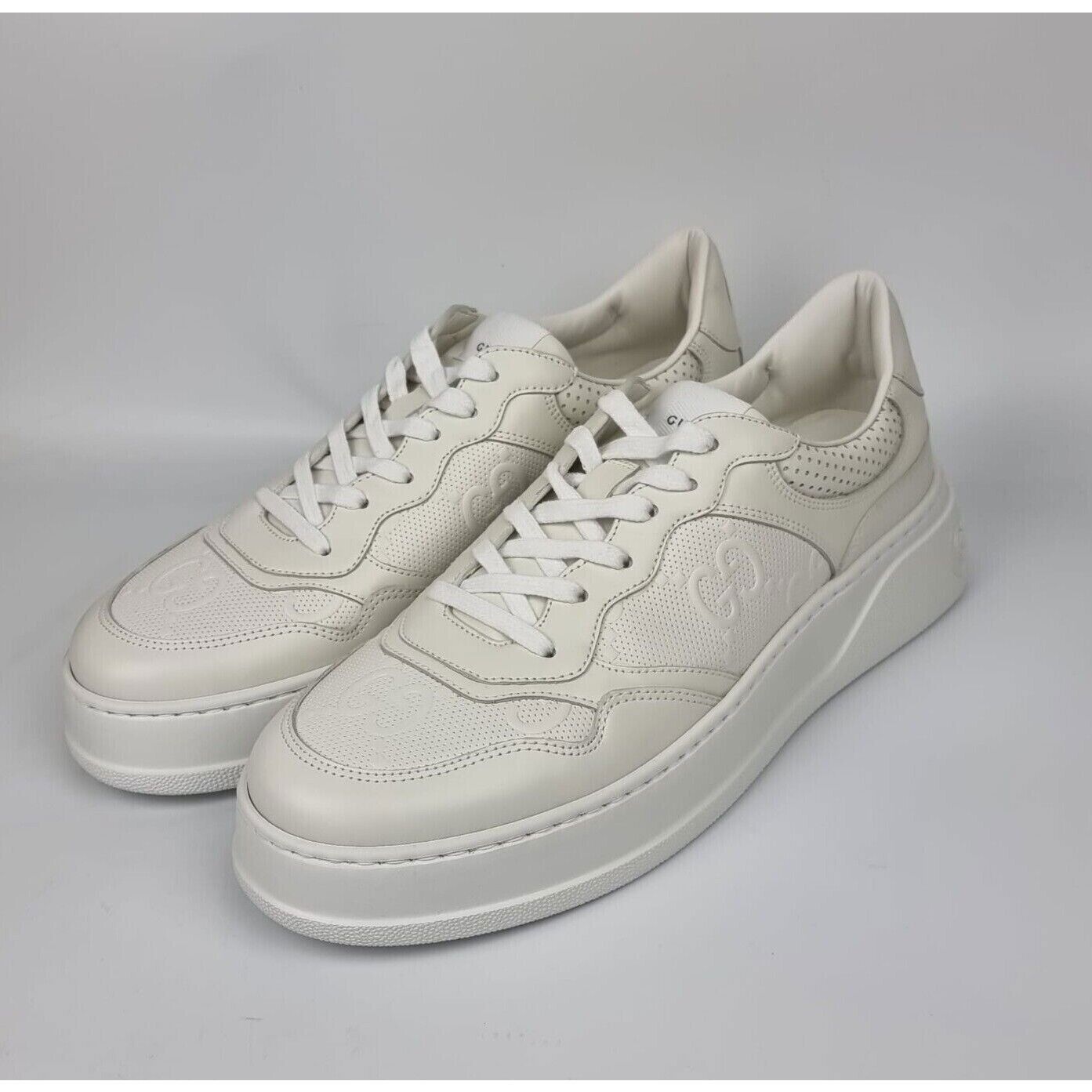 Gucci Chunky Women's White GG Low Top Sneakers New (EU Shoe