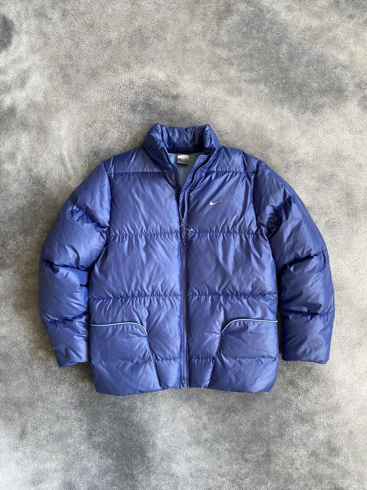 Nike 2000’s Nike “Sky Blue” Down Puffer Jacket Vintage Size M / US 6-8 / IT 42-44 - 2 Thumbnail