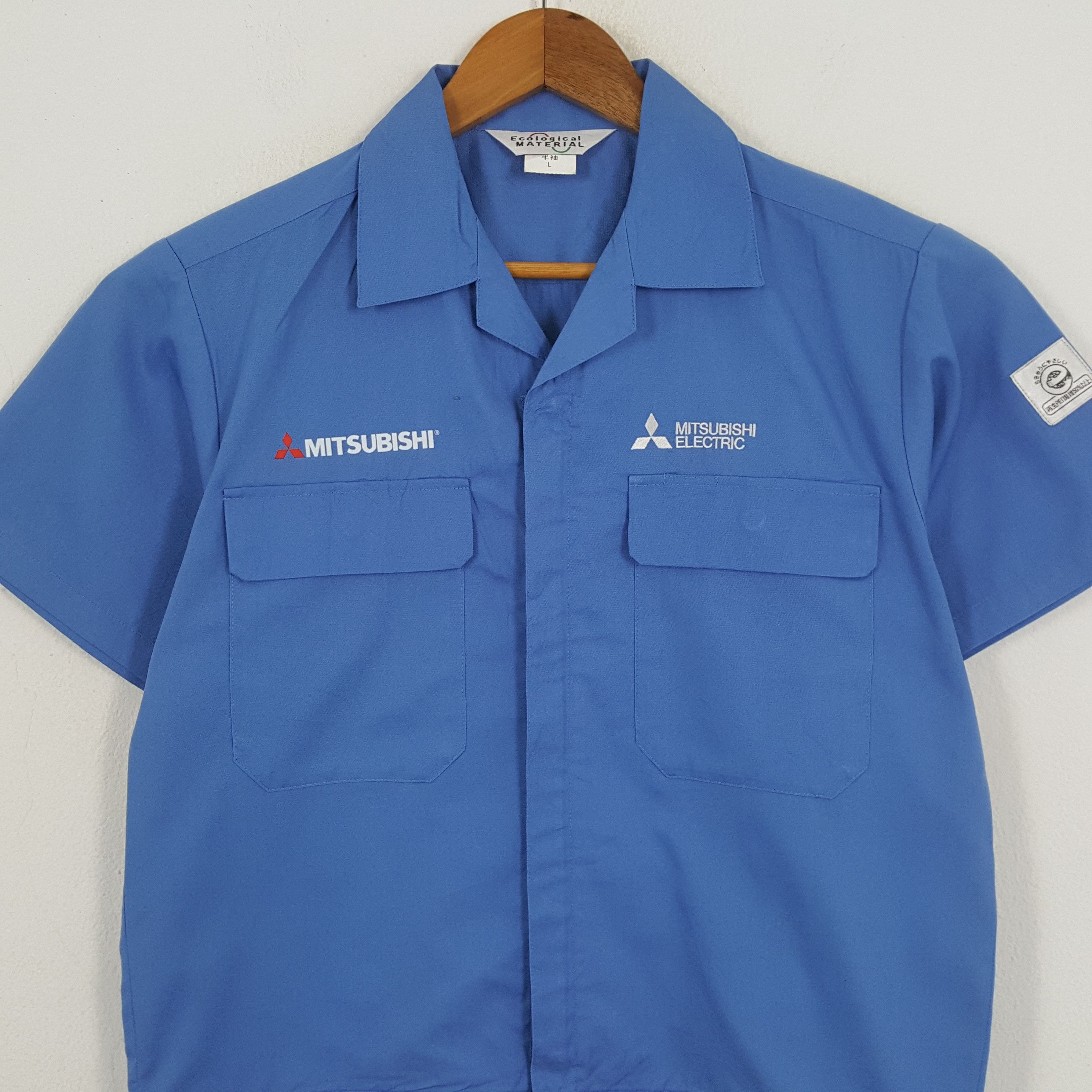 Vintage Vintage MITSUBISHI Japanese Motorsports Racing Shirt Size US M / EU 48-50 / 2 - 4 Thumbnail