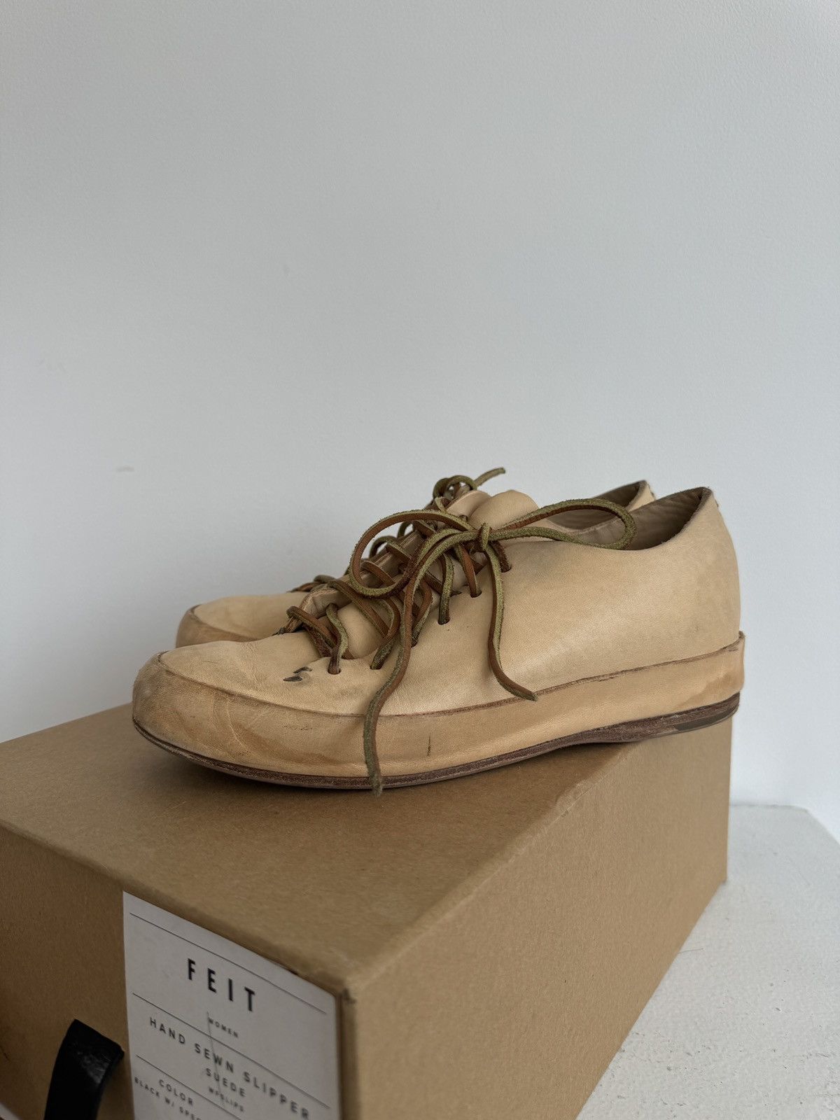 Feit Feit Raw Leather Sneakers Size US 6 / IT 36 - 4 Thumbnail