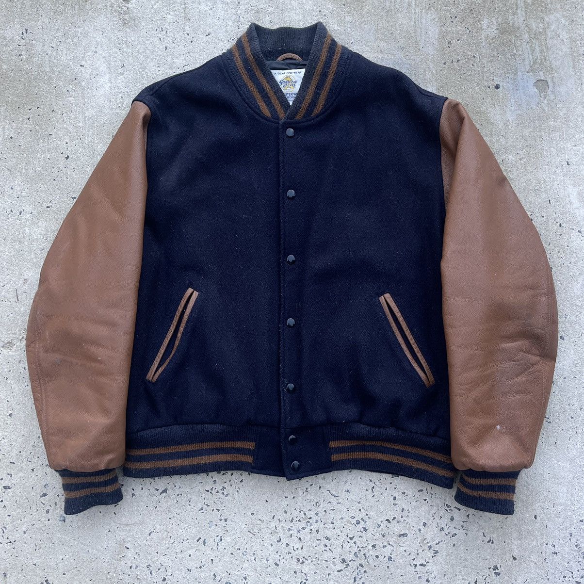 Vintage GOLDEN BEAR Leather Varsity Jacket
