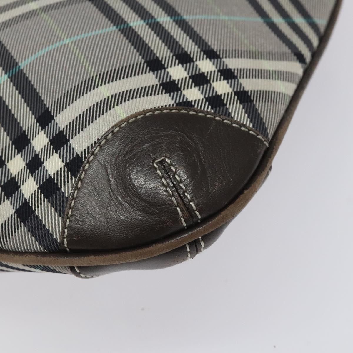 Burberry Burberry Nova Check Blue Label Shoulder Bag Nylon Gray Size ONE SIZE - 16 Thumbnail