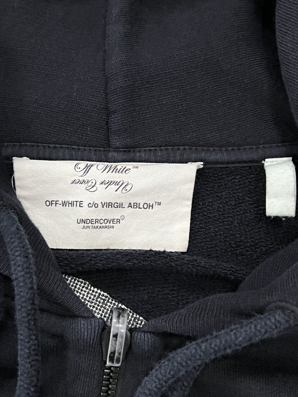Off-White × Undercover Off-White by Undercover SS19 Reversible Skeleton Hand Zip Ho Size US M / EU 48-50 / 2 - 19 Thumbnail
