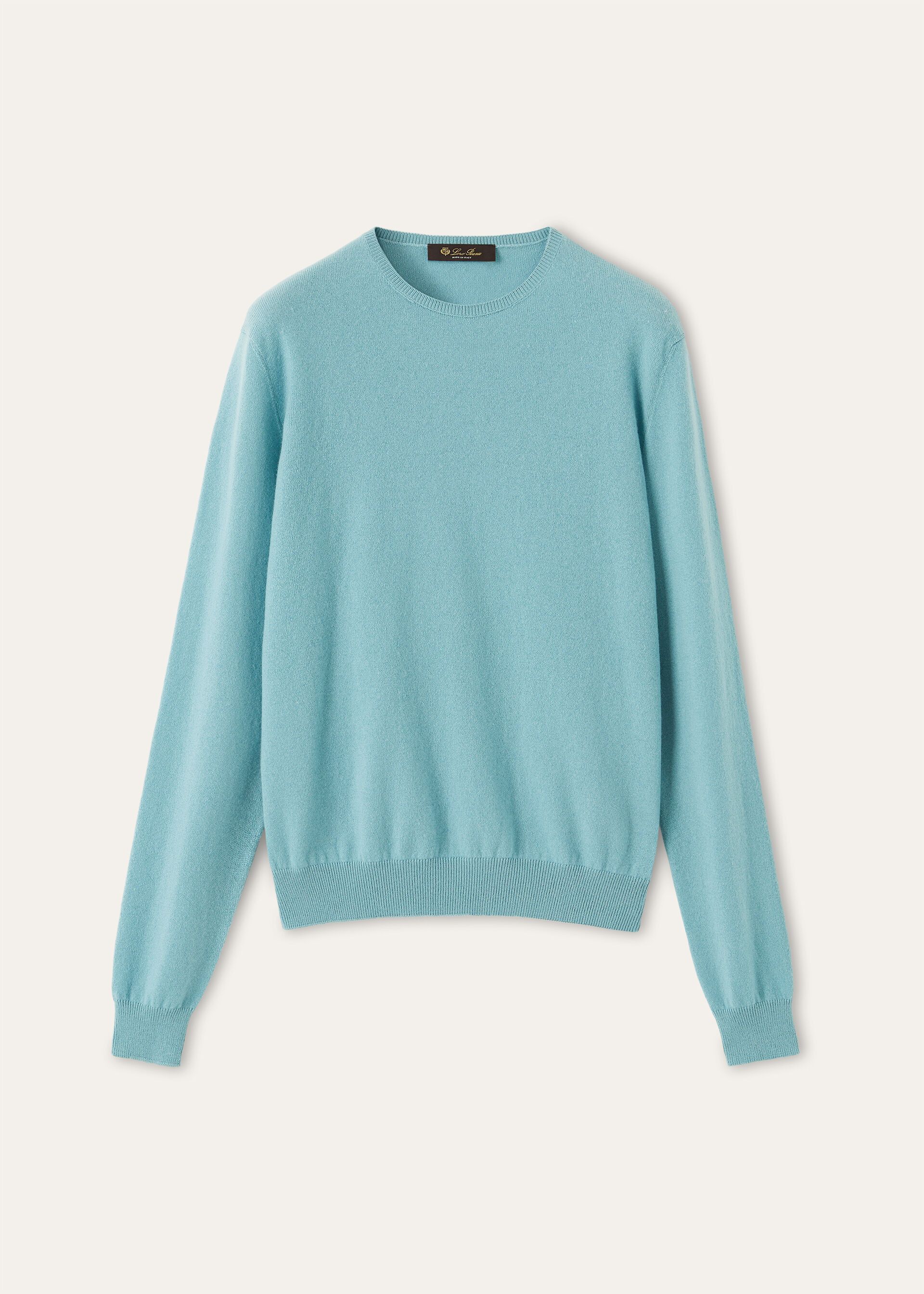 Loro Piana os11x0426 FAQ4508 Sergio Crewneck Sweater Underwater Breath Size XS / US 0-2 / IT 36-38 - 1 Thumbnail