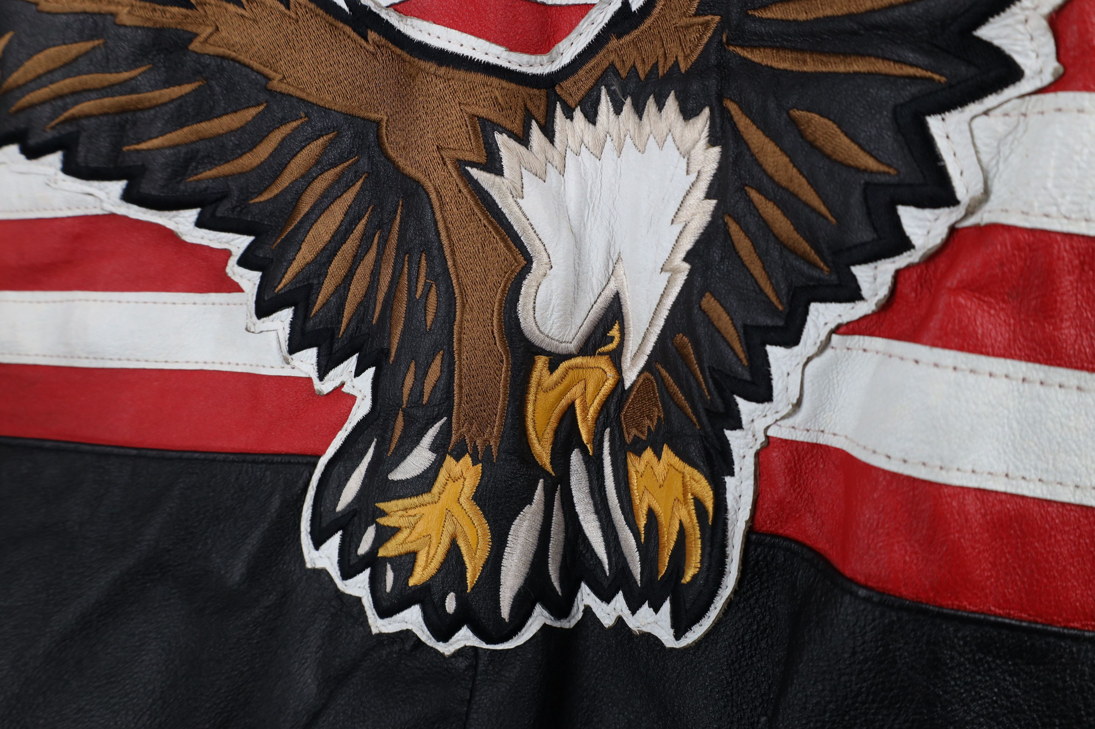 Vintage Vintage 90s Streetwear USA Flag American Eagle Jacket Size US XL / EU 56 / 4 - 13 Thumbnail