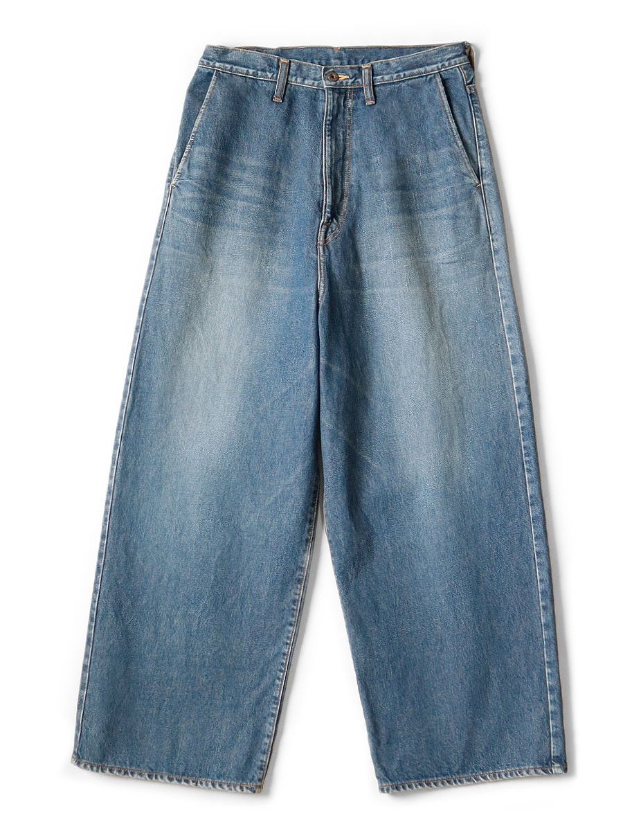 Image of Kapital 14Oz Denim Port Baggy Pants in Indigo, Men's (Size 30)