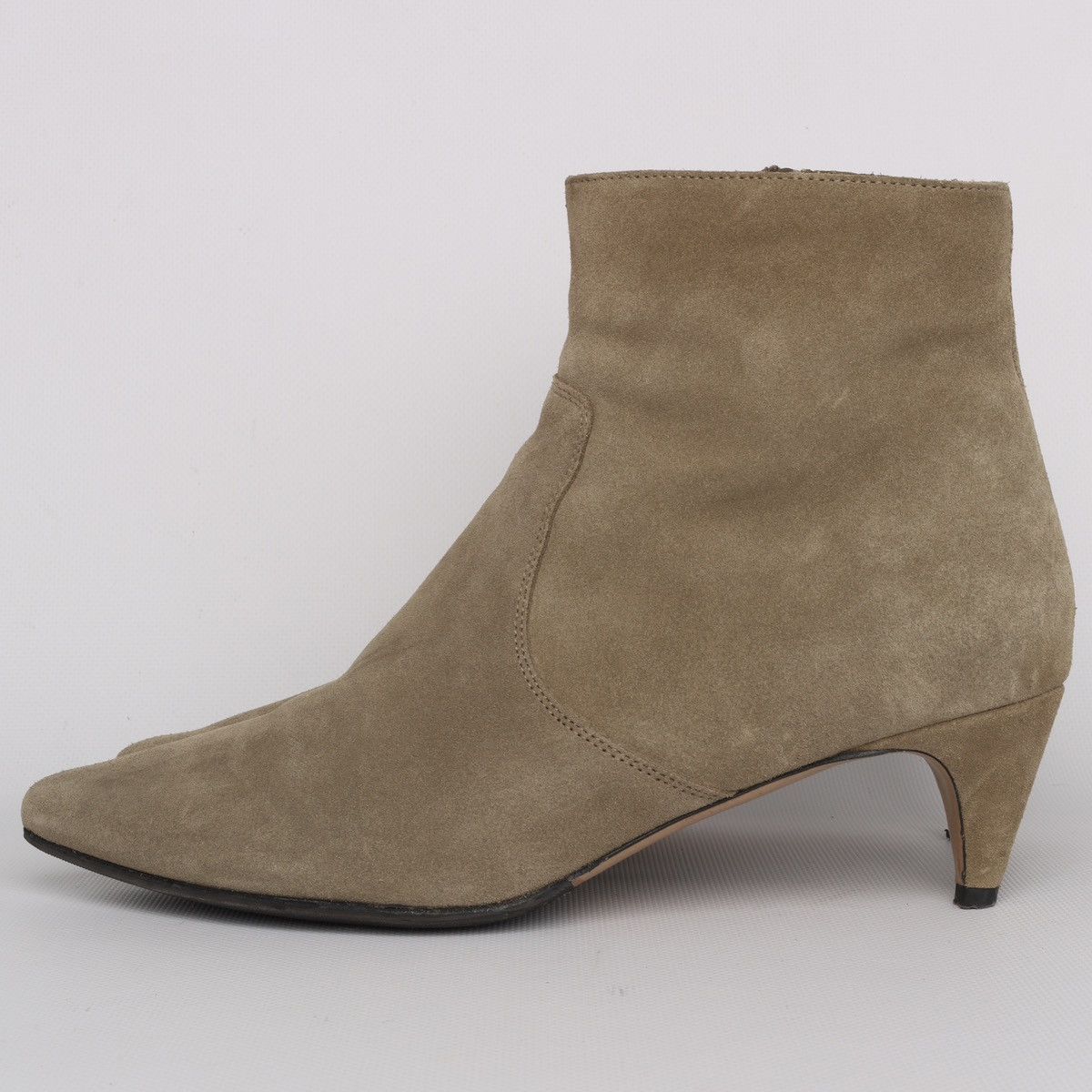 Isabel Marant Isabel Marant Suede Beige Olive Heel Shoes Boots Deone Ankle Size US 7 / IT 37 - 3 Thumbnail
