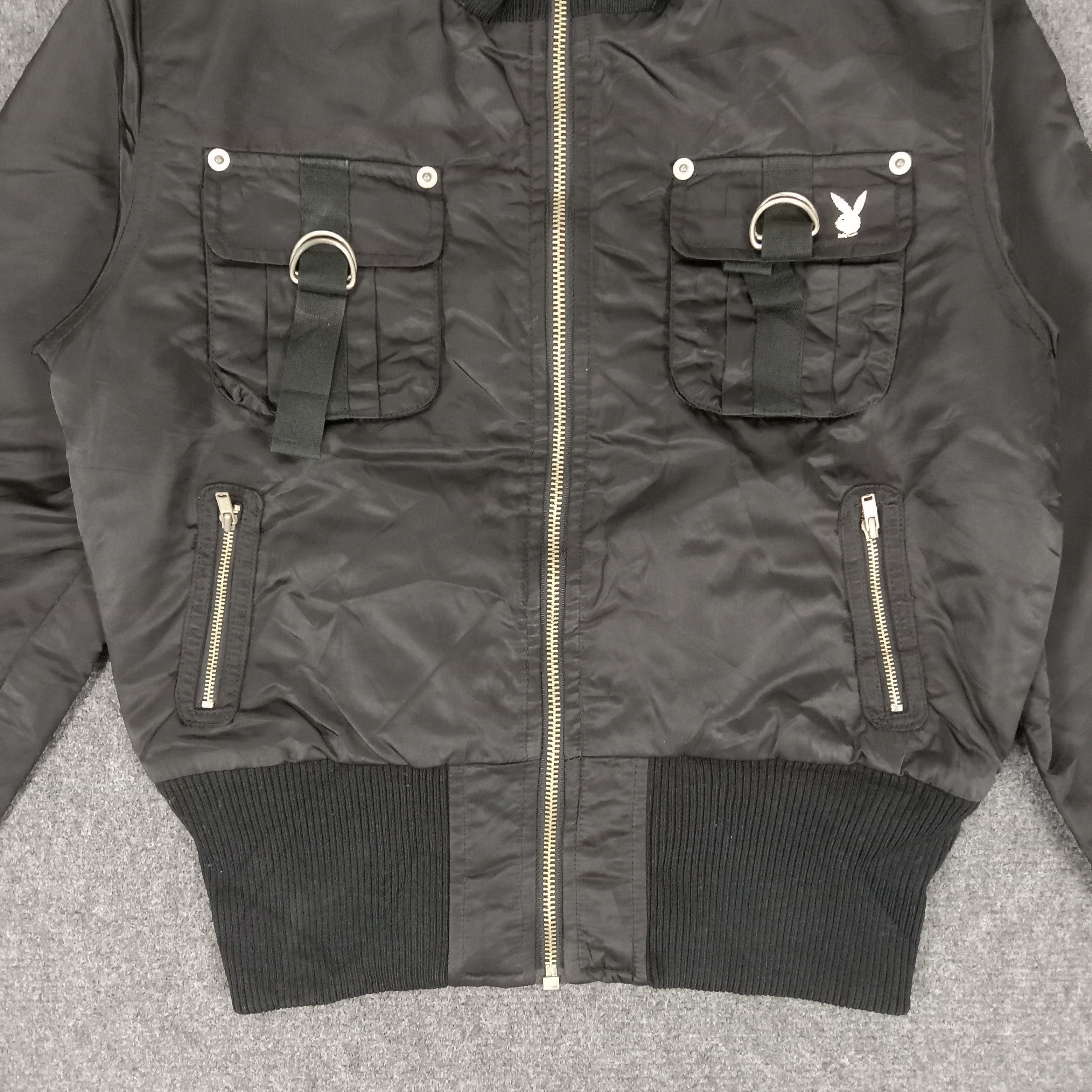 Playboy × Vintage Playboy Streetwear Punk Style Zipper Jacket Size US XS / EU 42 / 0 - 2 Thumbnail